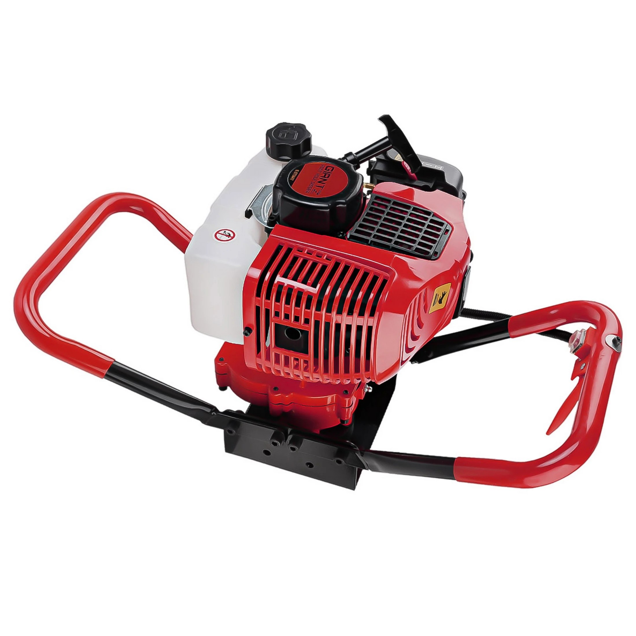 1 Giantz Post Hole Digger Motor Only Petrol Engine - Red, 1 of 5