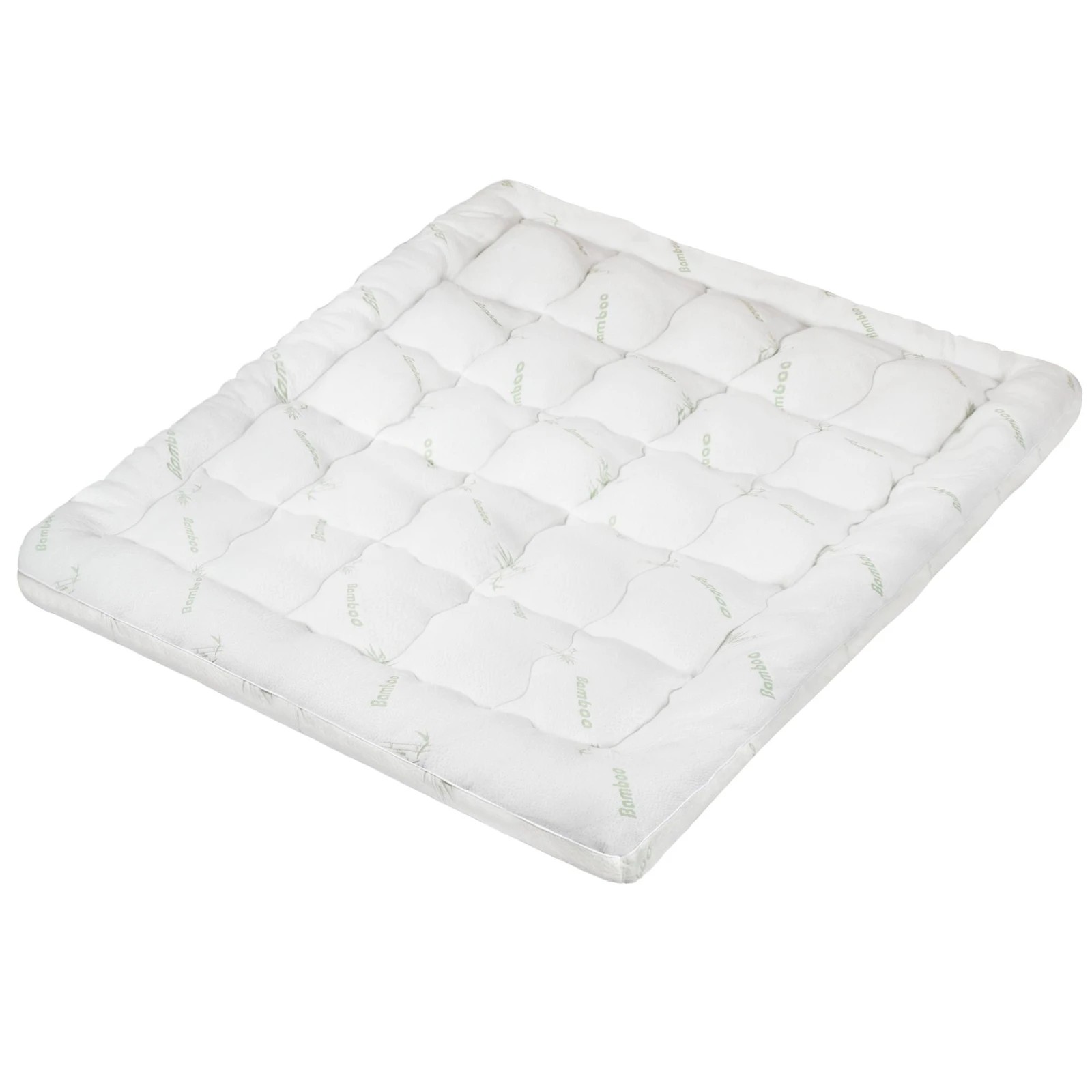 1 Starry Eucalypt Bamboo Fibre Pillowtop Mattress Topper Underlay Pad 9cm - Single Bed, 1 of 6