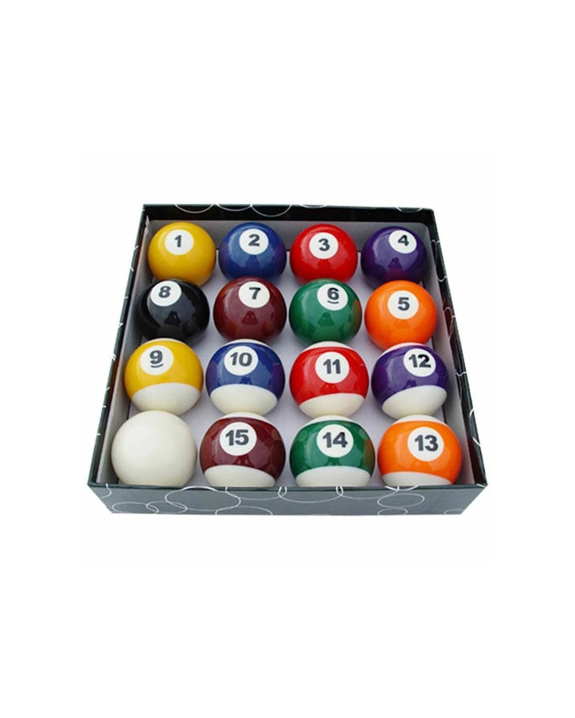 2 Formula Sports 1-15 Numbered Pool Balls 1 7 8 2 Boxed Standard Resin Blend Set - Multi, 2 of 3