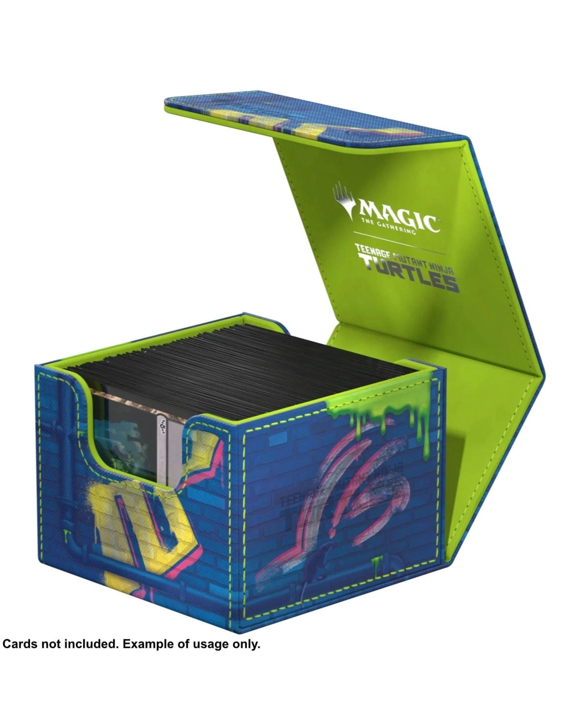 8 Ultimate Guard Magic The Gathering Teenage Mutant Ninja Turtles Sidewinder 133+ Xenoskin Sewer Walls Beck Box - Blue, 8 of 10