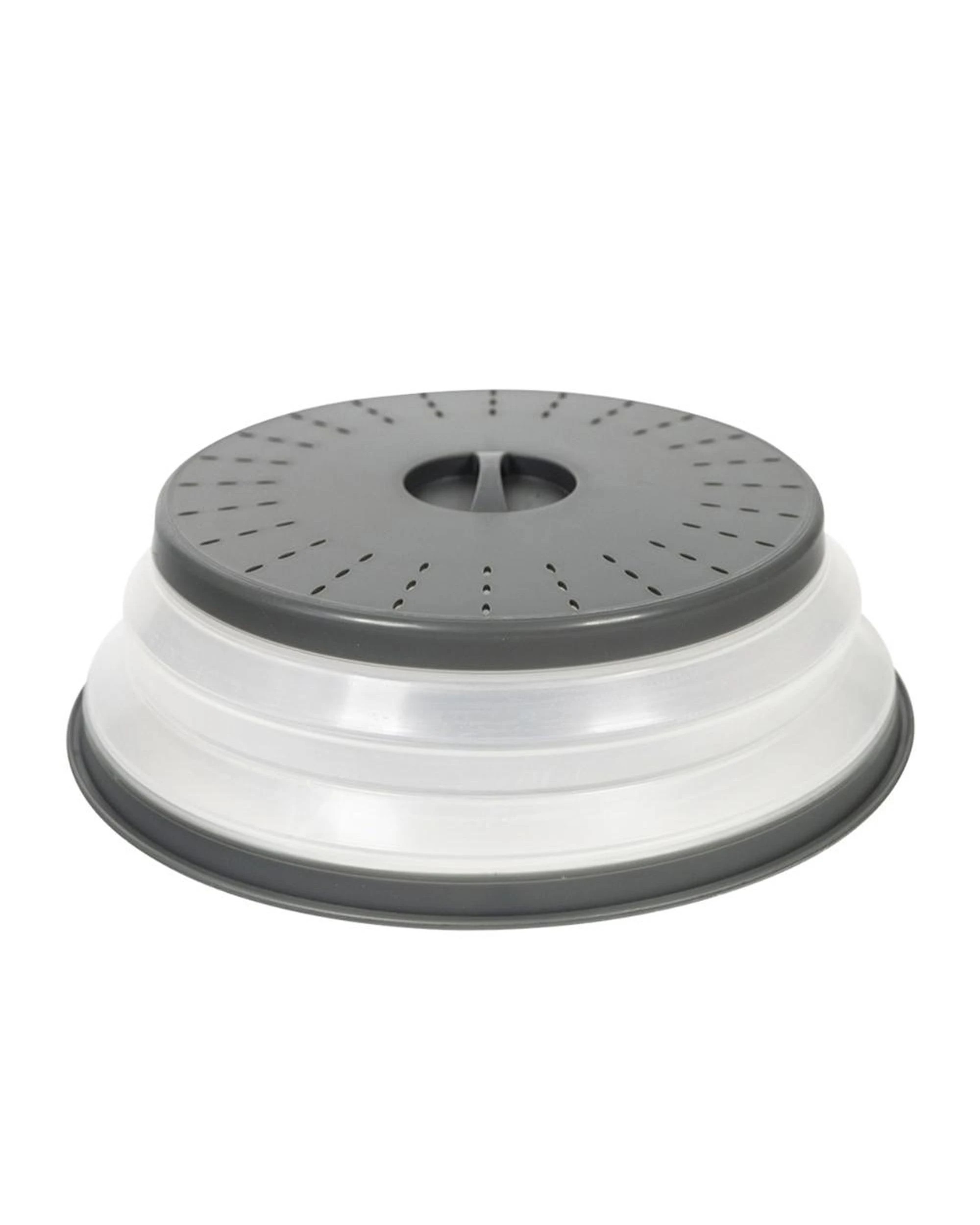 3 Tovolo Collapsible Microwave Food Cover AntiSplatter 26cm Charcoal  Set of 2, 3 of 9