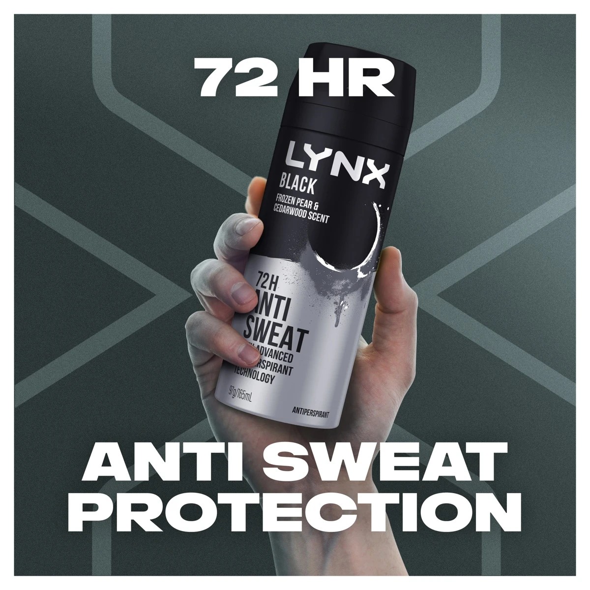 9 LYNX Black Antiperspirant Aerosol 165ml, 9 of 9