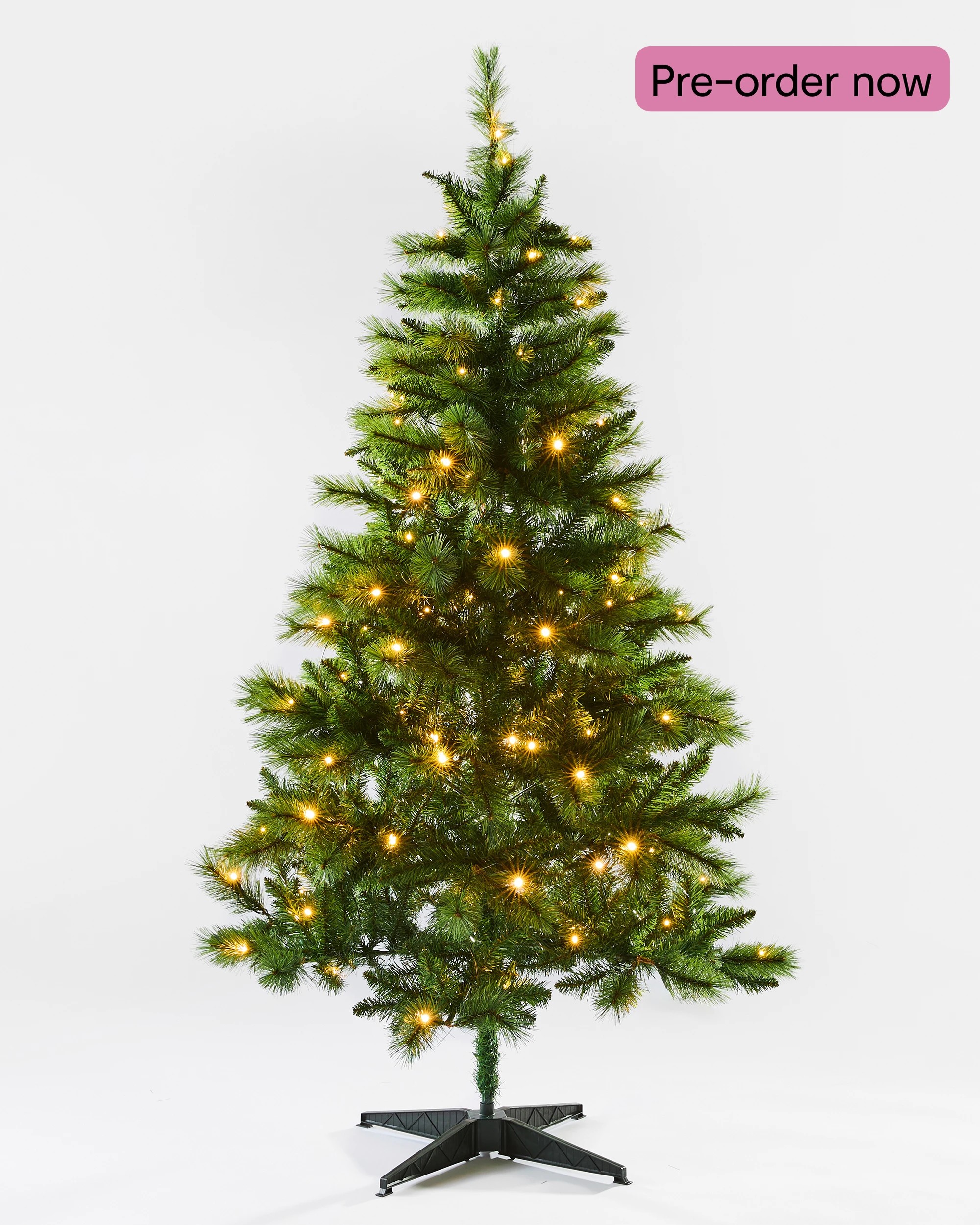 1 1.82m (6ft.) Kingston Prelit Christmas Tree, 1 of 8