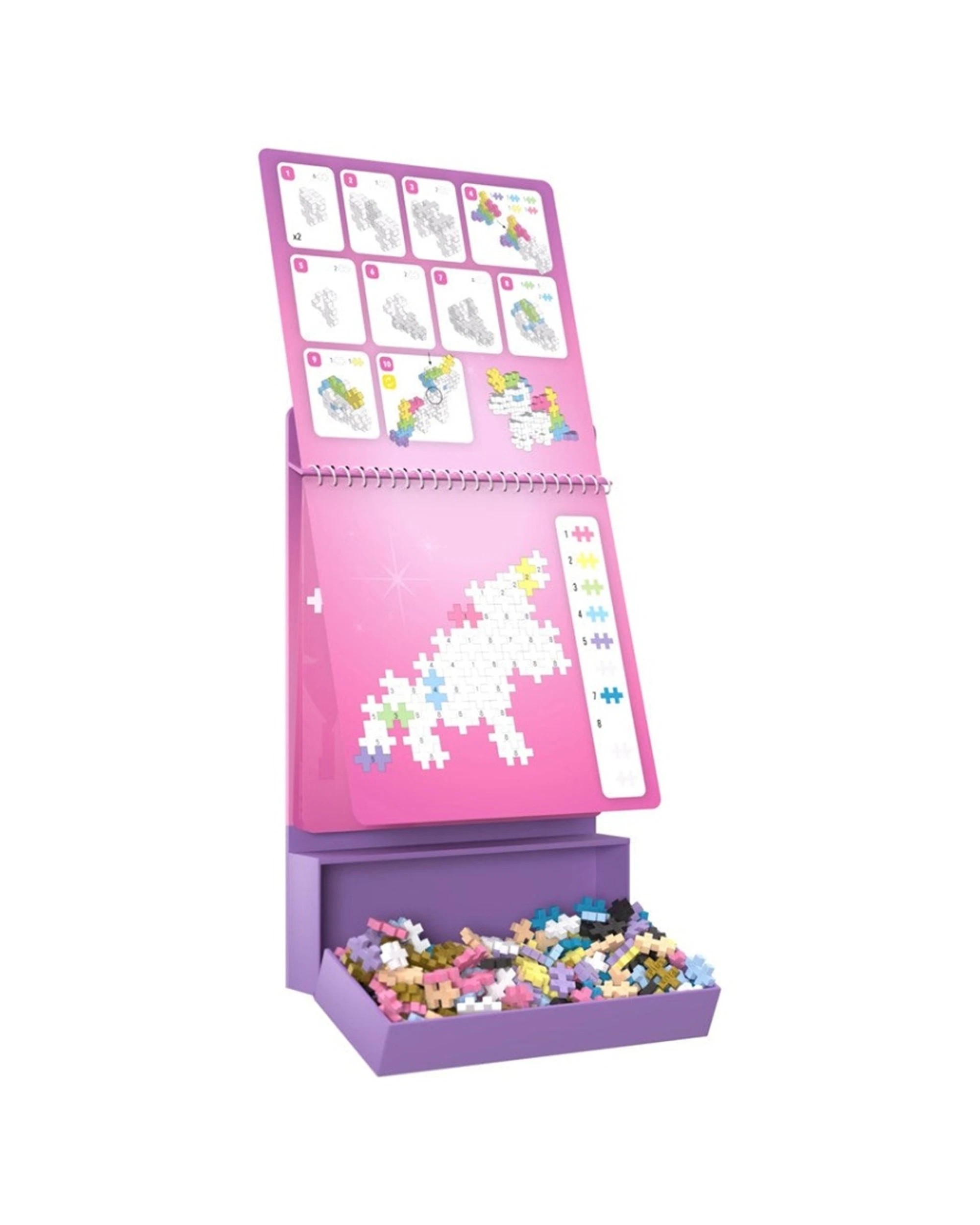 2 Plus-Plus 125pc Activity Pad Fairy Tale Building Blocks STEM Toy Kids, 2 of 3