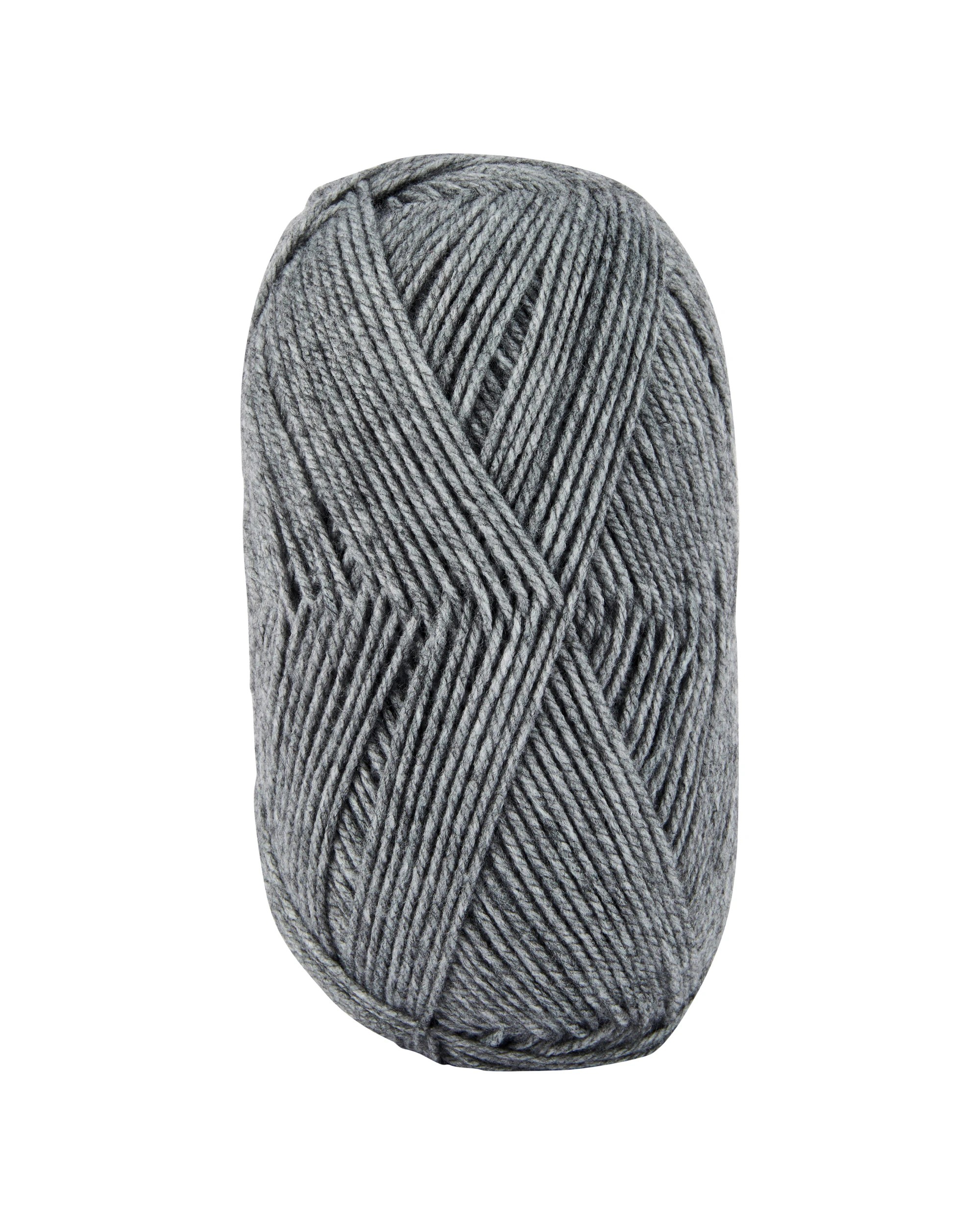 3 8 Ply Acrylic Yarn 100g – Mid Grey, 3 of 3