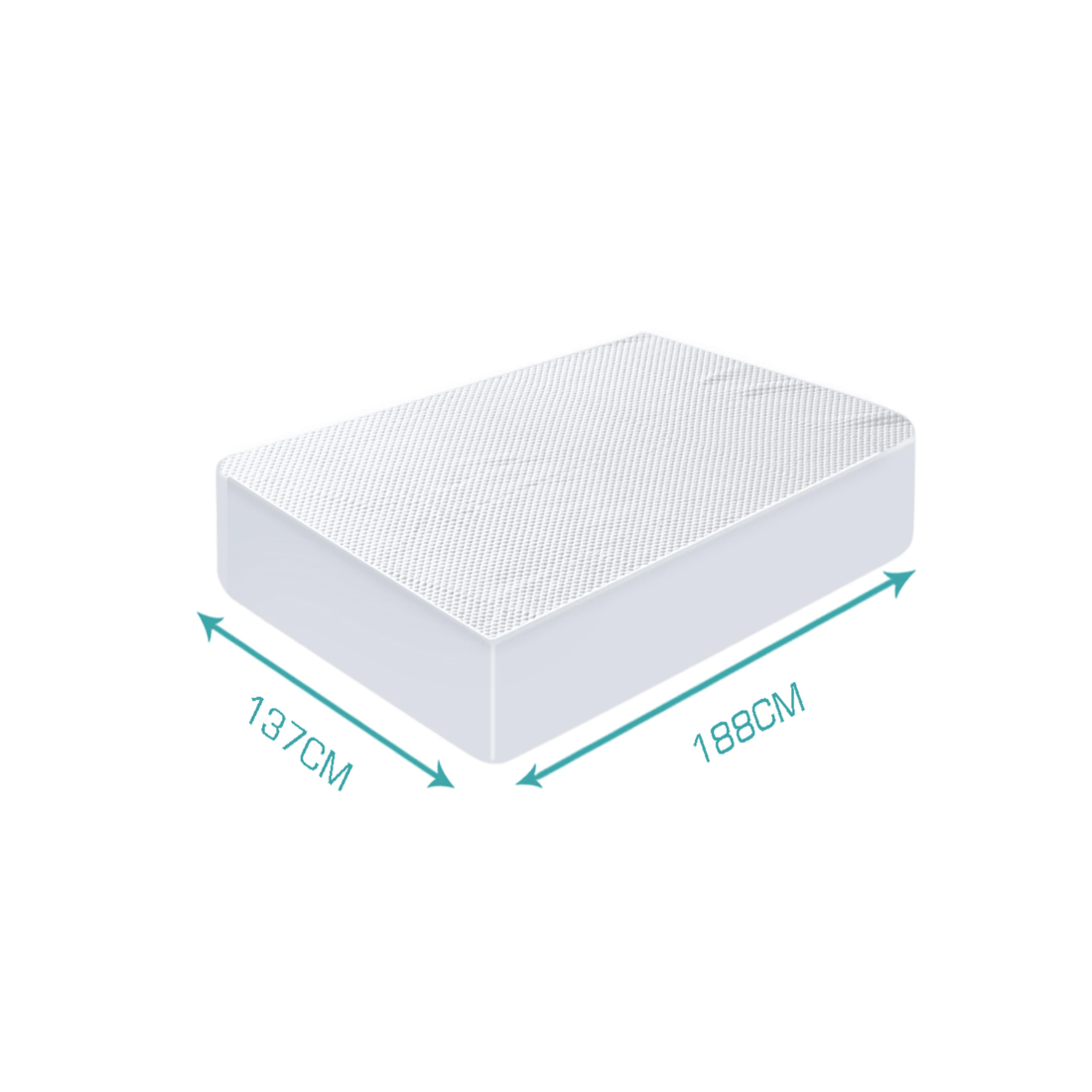 3 Dreamz Cooling Mattress Protector Double, 3 of 6