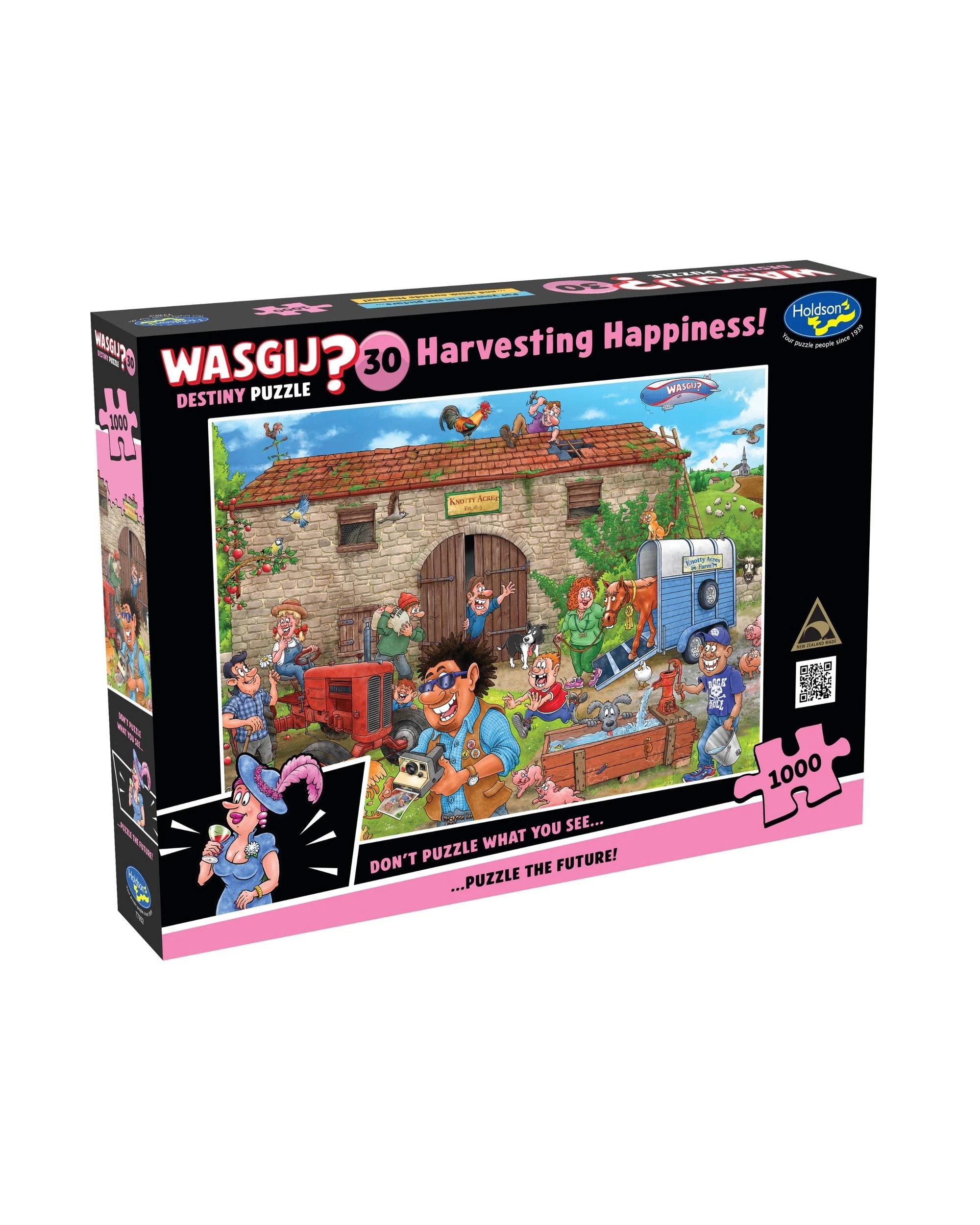 2 Wasgij Destiny #30 Harvesting Happiness 1000 Piece Puzzle, 2 of 2