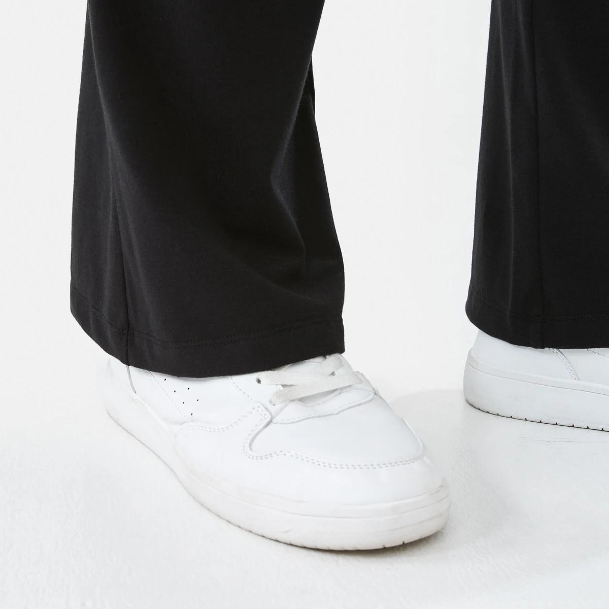 4 Fold Down Flare Pants BLACK, 4 of 4