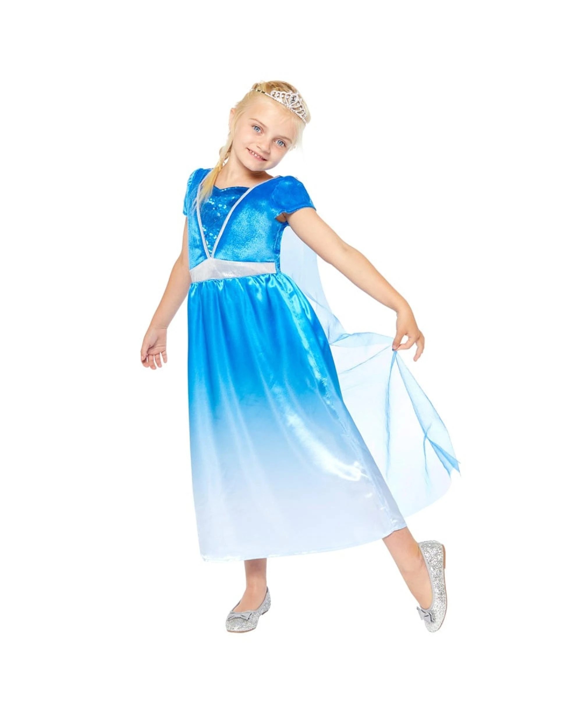 3 Ice Princess Costume Size 6-8 Years, 3 of 5