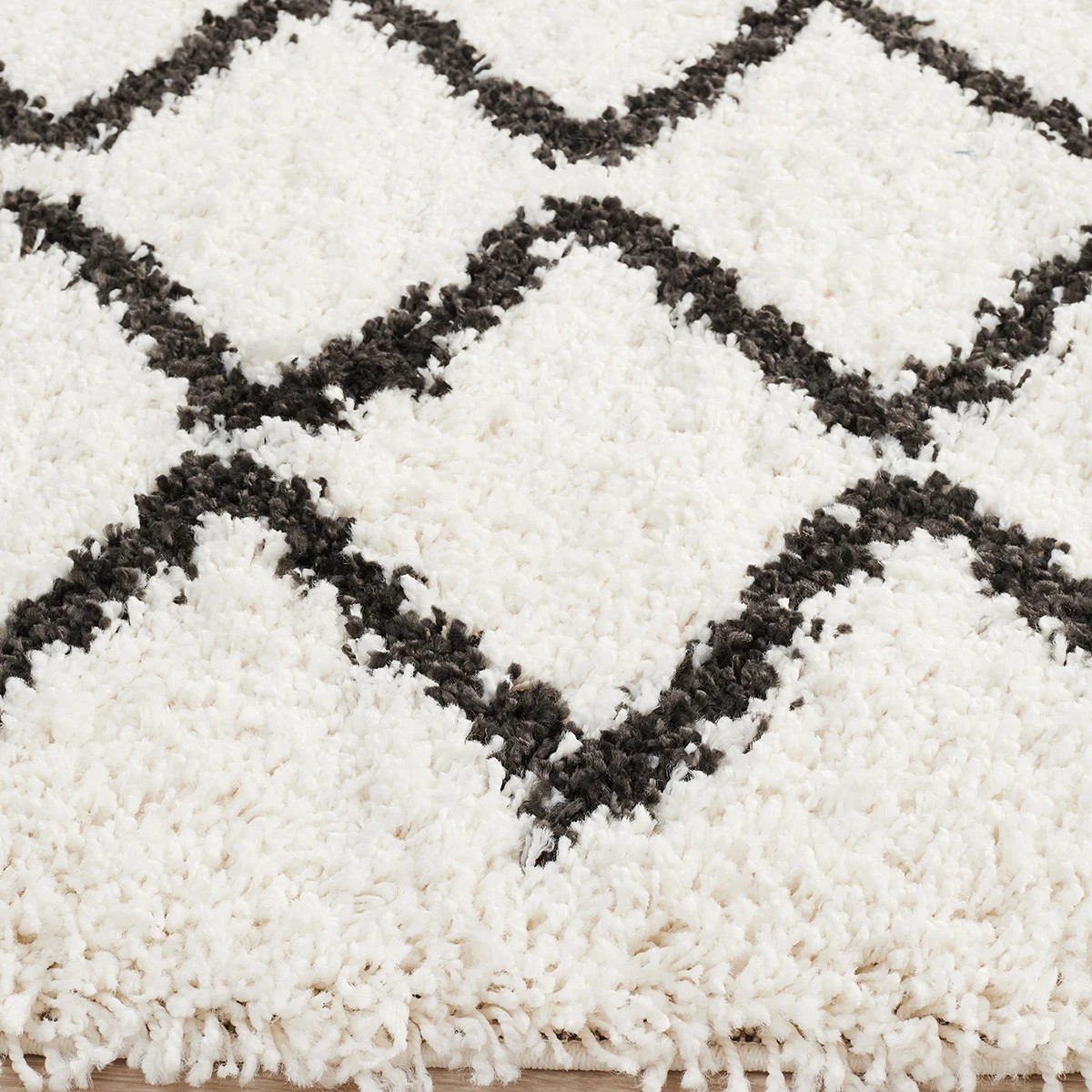 4 Common Ground Rugs Amber 11 400x80cm - Large Shag Rug - Natural, 4 of 7