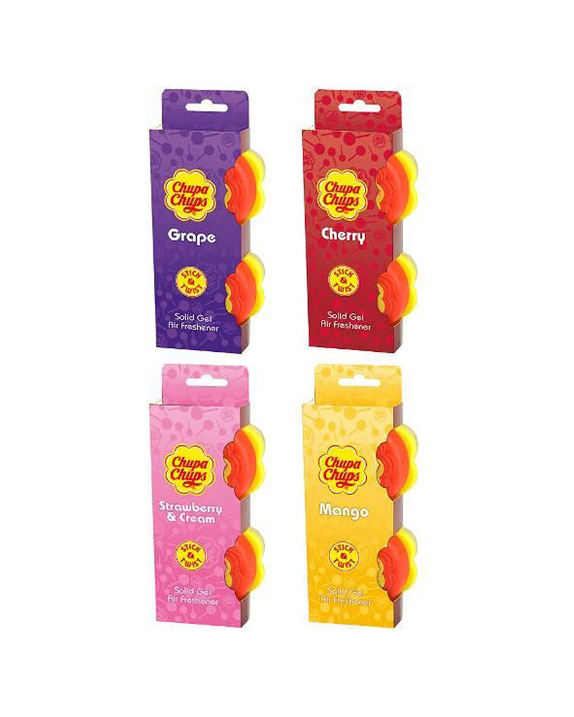 3 Chupa Chups 12PK Stick & Twist Solid Gel Air Freshener 40g - Multi, 3 of 5