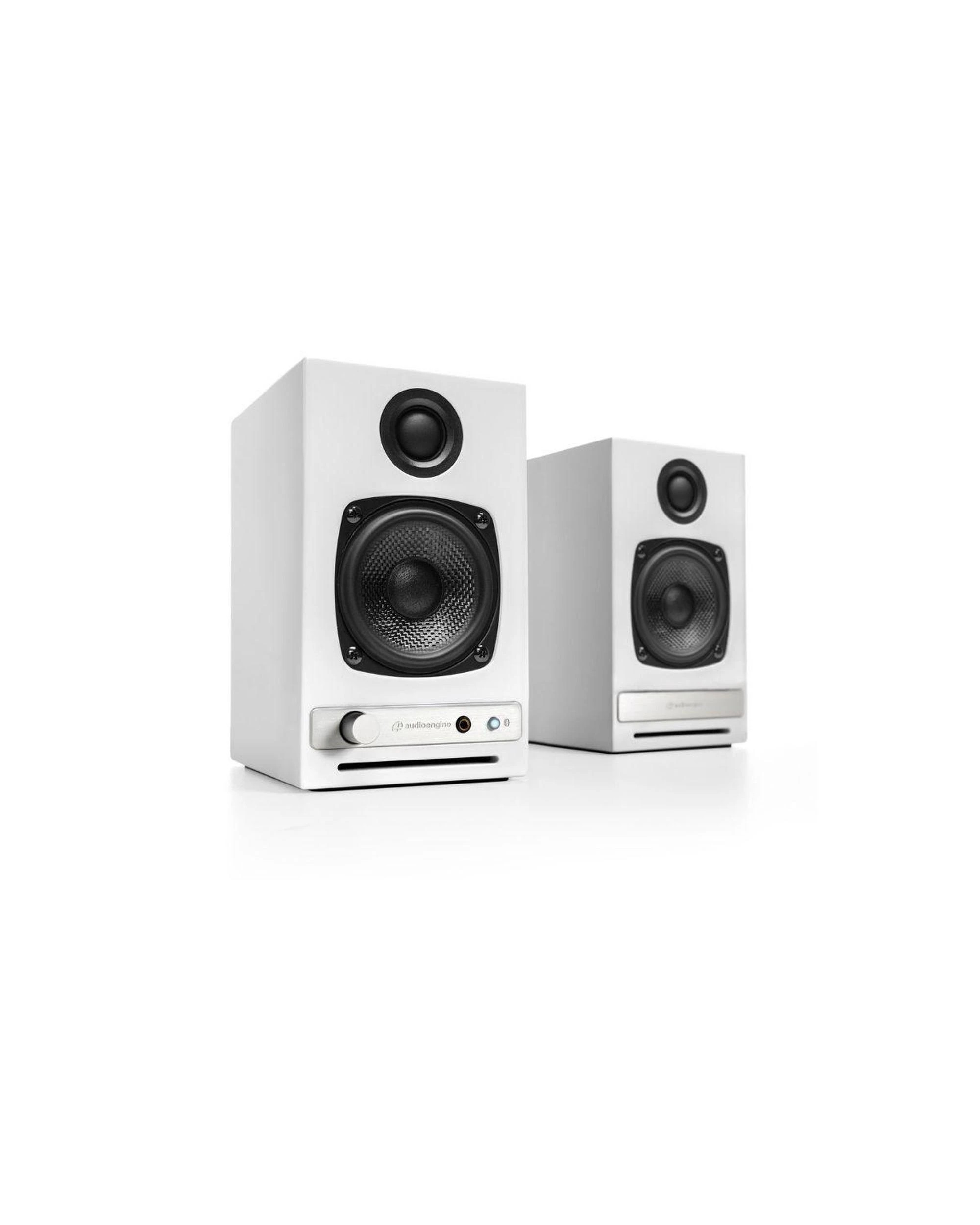 2 Audioengine HD3 Wireless Desktop Speakers Gloss White, 2 of 3