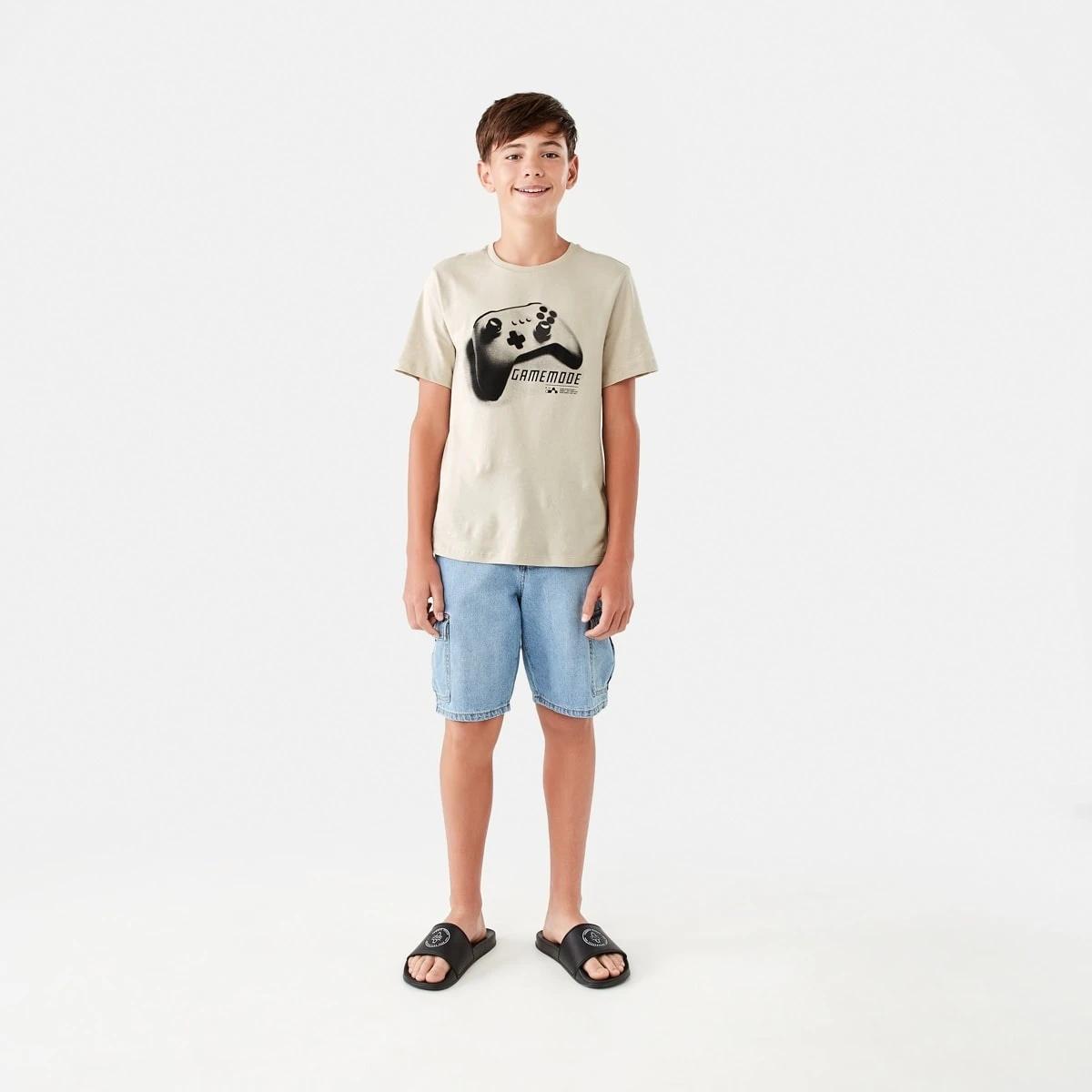 5 Short Sleeve Print T-shirt Bge Gamemo, 5 of 8