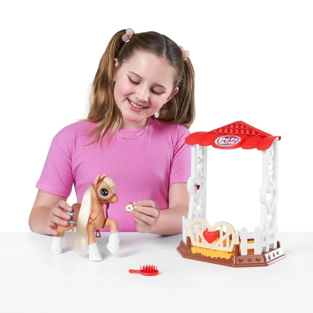 6 Zuru Pets Alive My Magical Unicorn and Stable Playset, 6 of 7