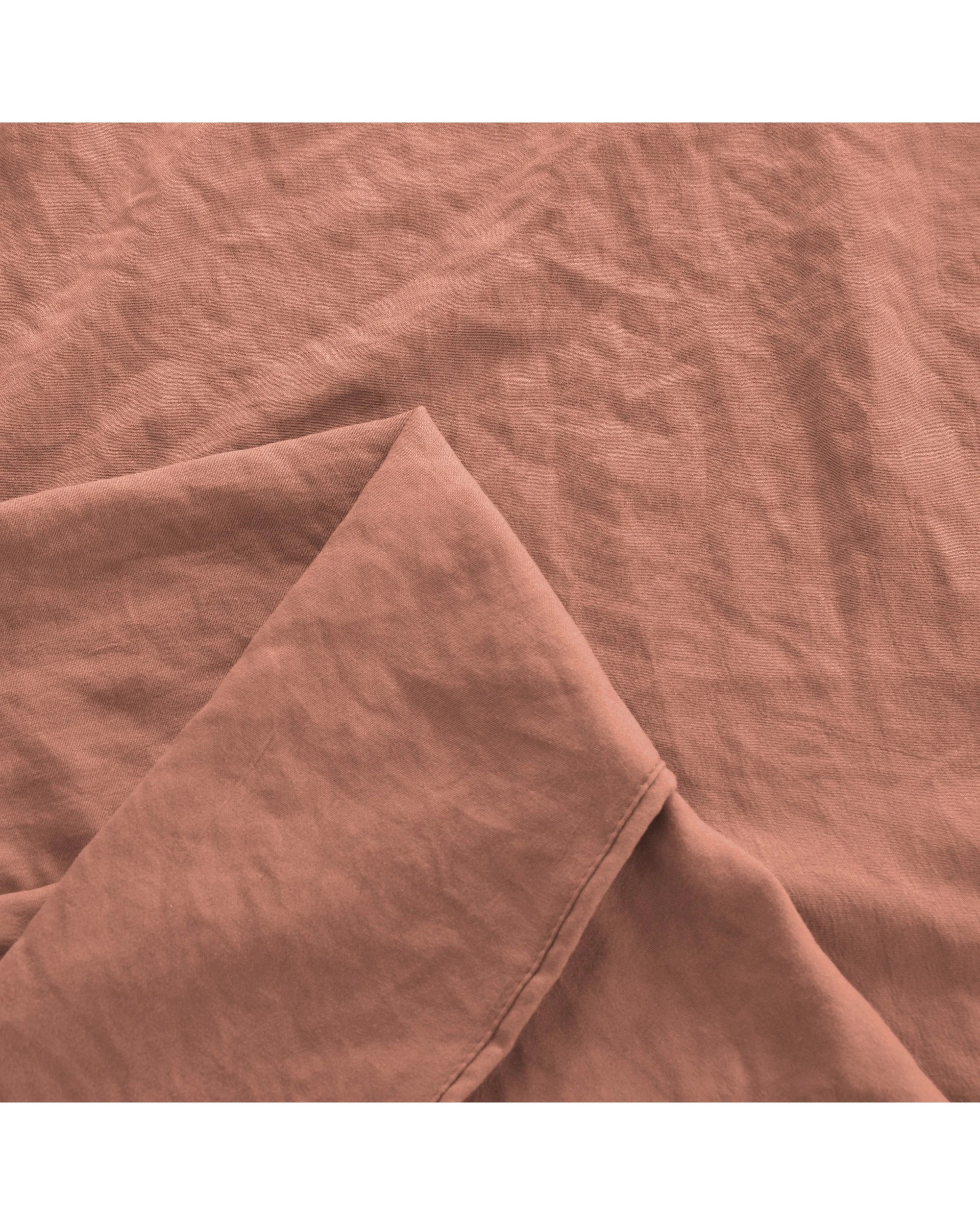 5 Dreamaker Superfine Washed Microfibre Sheet Set - Queen Bed - Pink Clay, 5 of 7