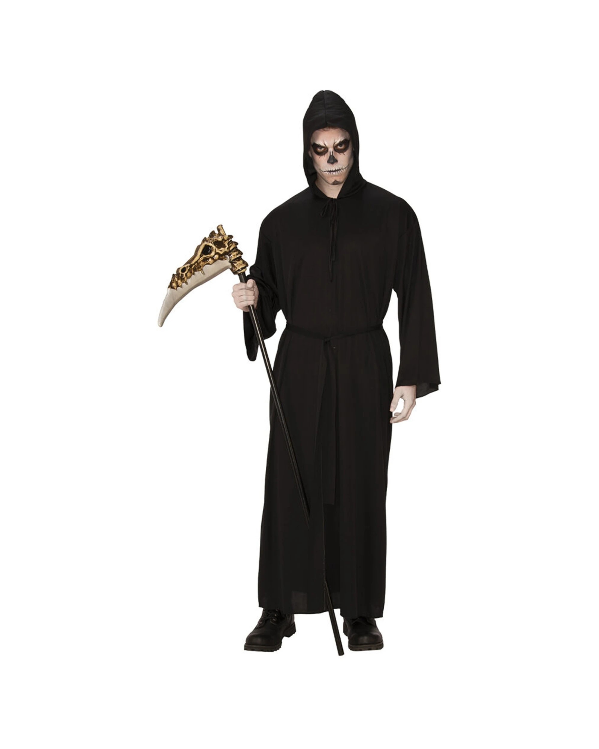 1 Rubies Horror Robe Adult Men's Dress Up Costume Size M - Black, 1 of 2