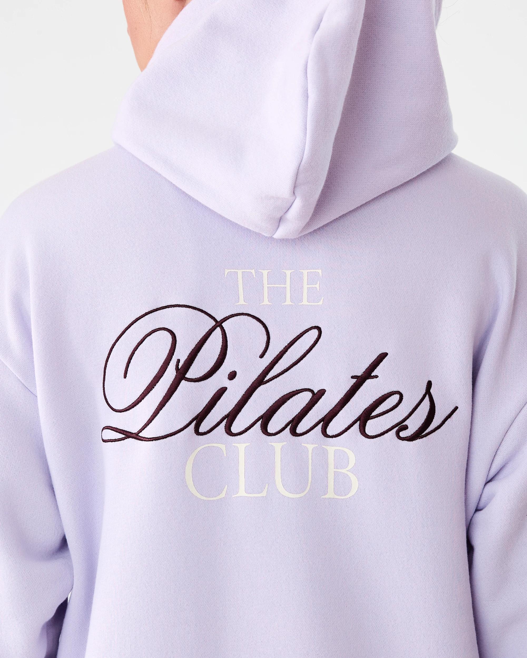 8 Active Womens Graphic Fleece Hoodie Mist Lilac, 8 of 9