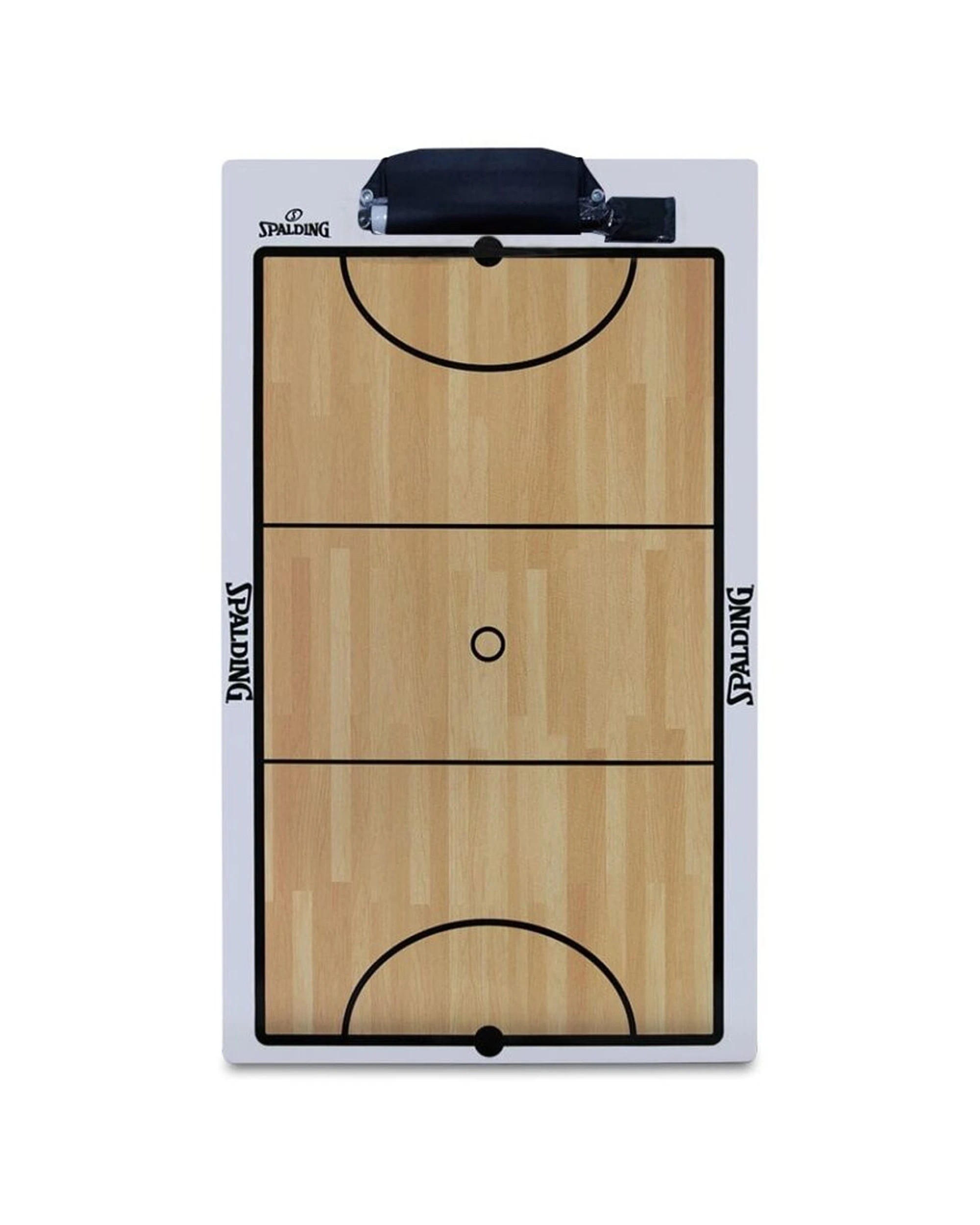 2 Spalding Netball Coaches Board Double Sided Half Full Court With Marker 40x24cm - Multi, 2 of 2