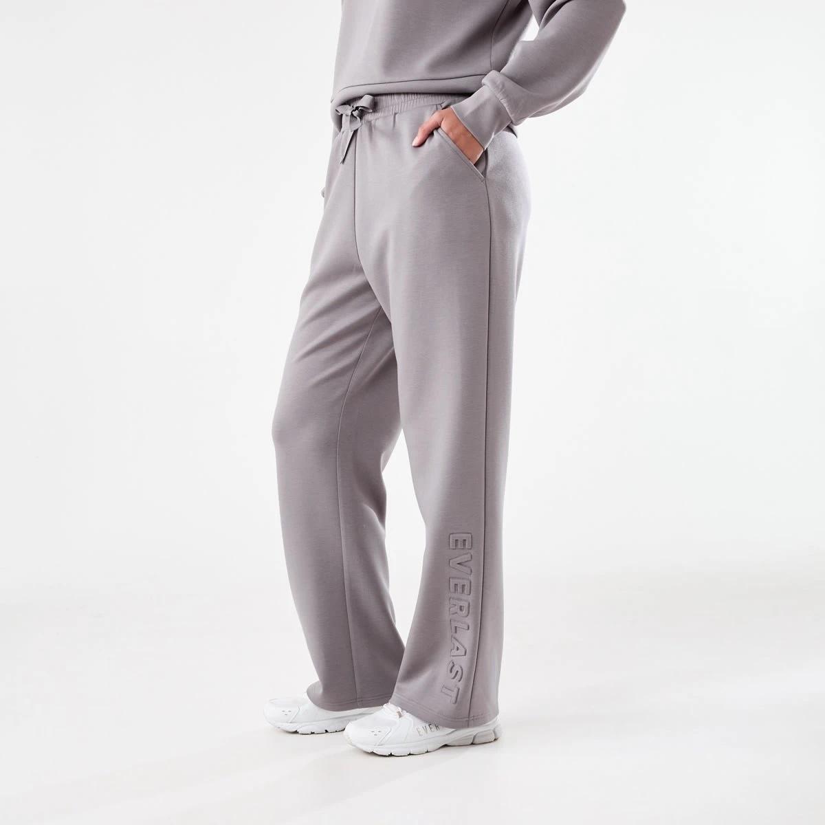 1 Everlast Womens Scuba Trackpants Deep Taupe, 1 of 7