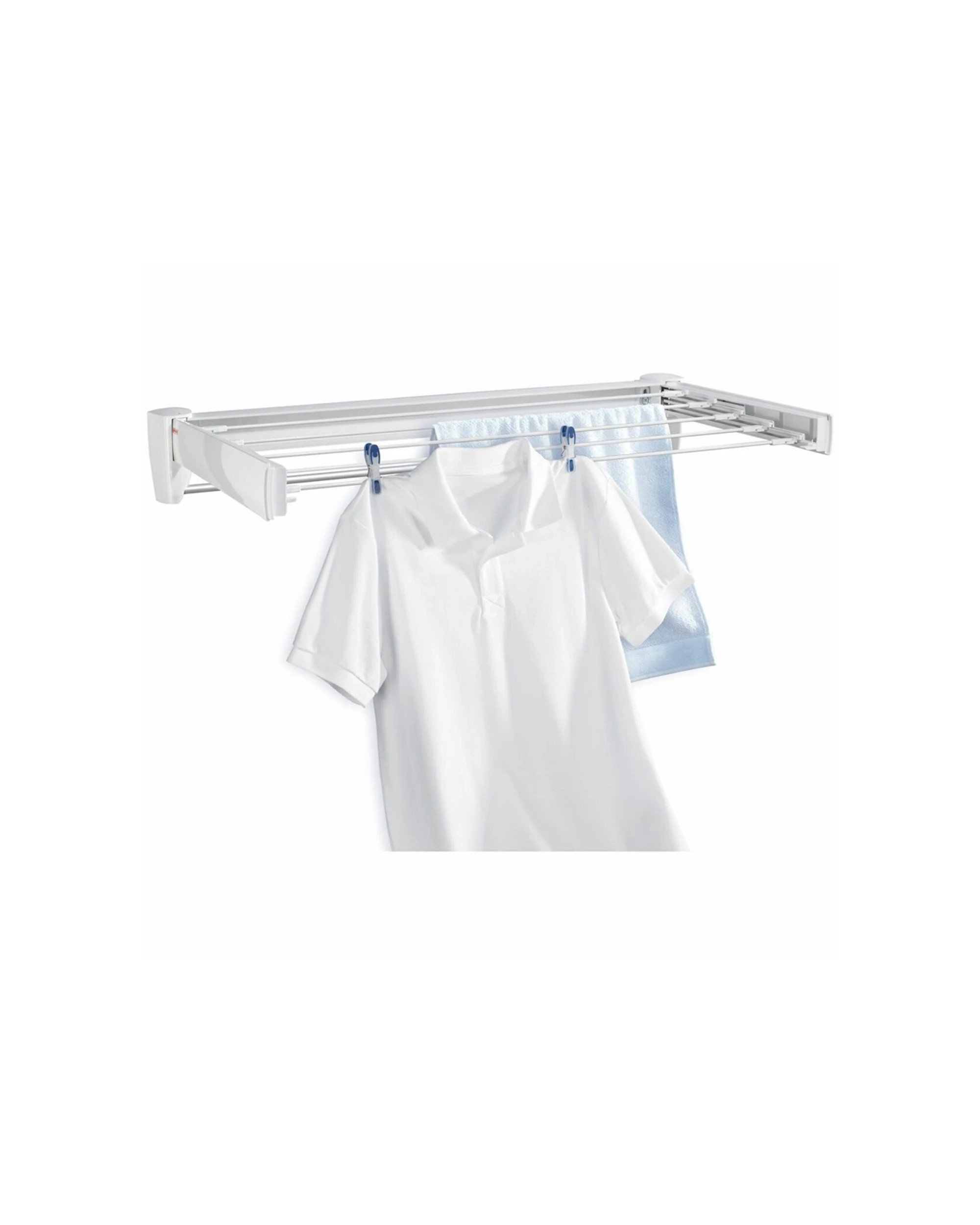 2 Leifheit Telegant 36 Wall Mount Clothes/towel Dryer/drying Rack Indoor 3.6m - White, 2 of 8