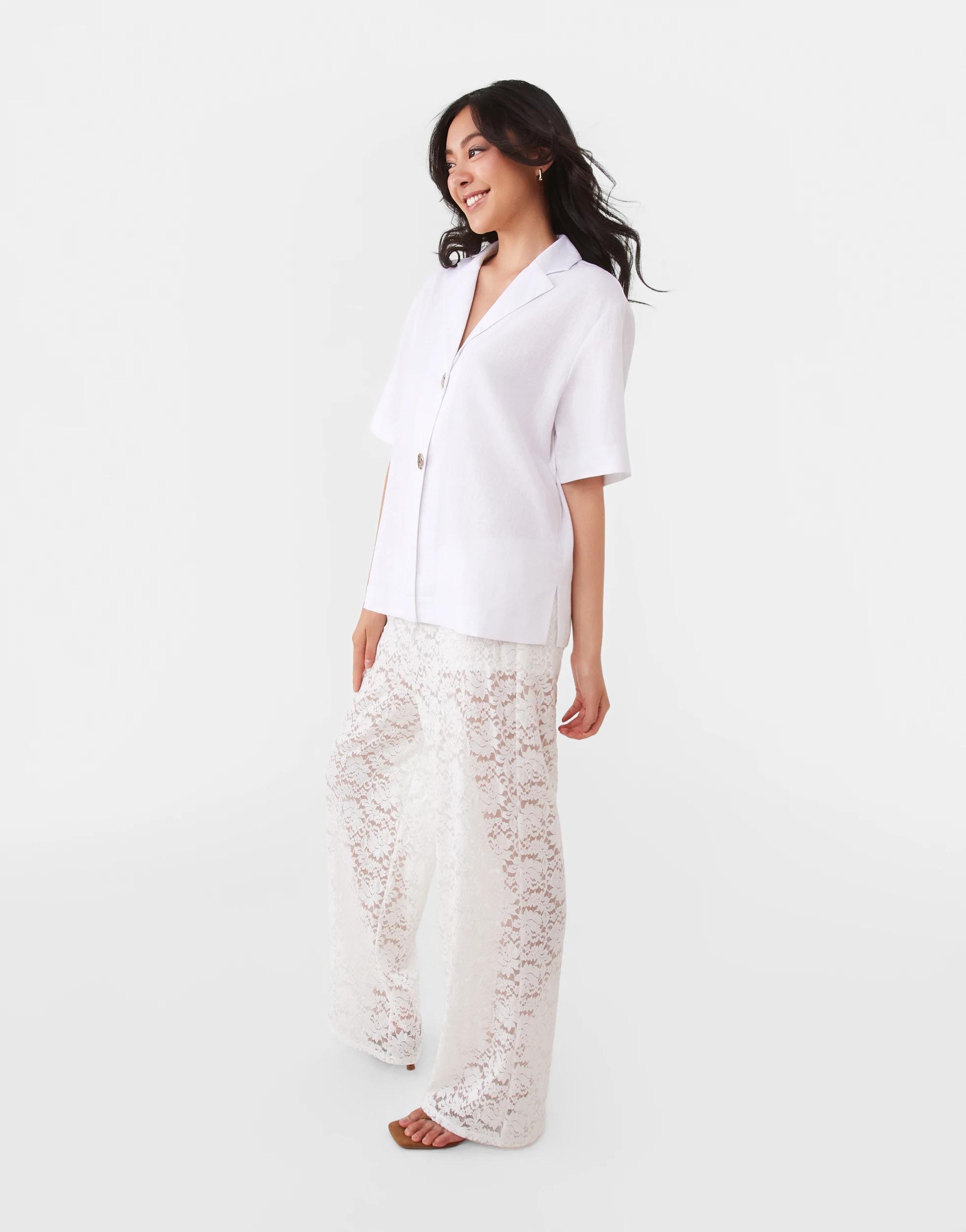 4 Lace Pants Cld White, 4 of 10