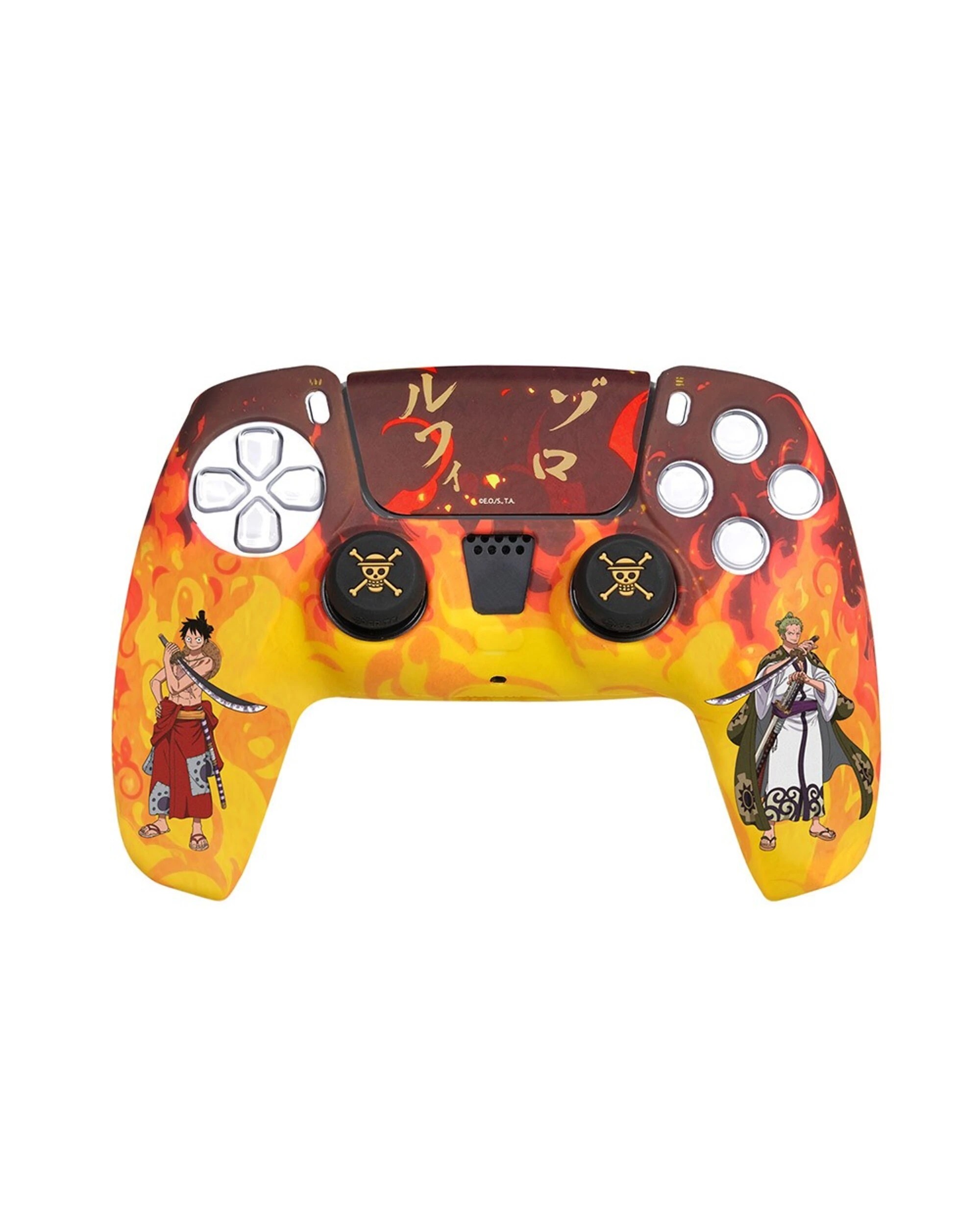 1 One Piece - Fire Custom Kit - Dualsense PS5, 1 of 5
