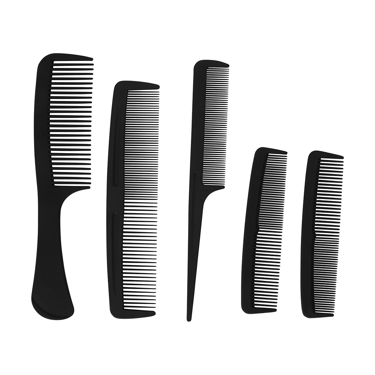 2 5 Pack Assorted Hair Combs, 2 of 10