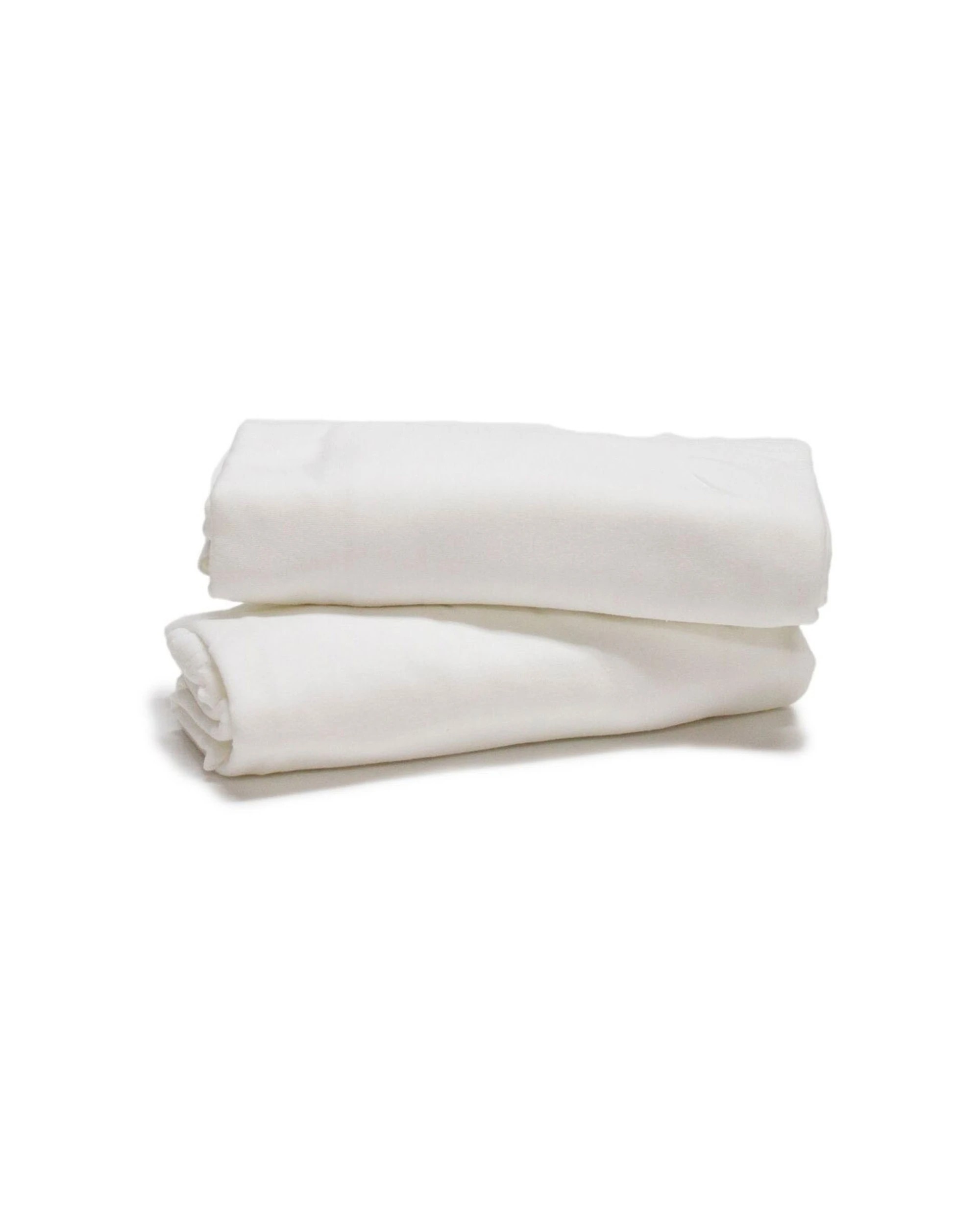 2 Onkaparinga Baby Cotton Jersey Fitted Sheet For Cot - White, 2 of 2