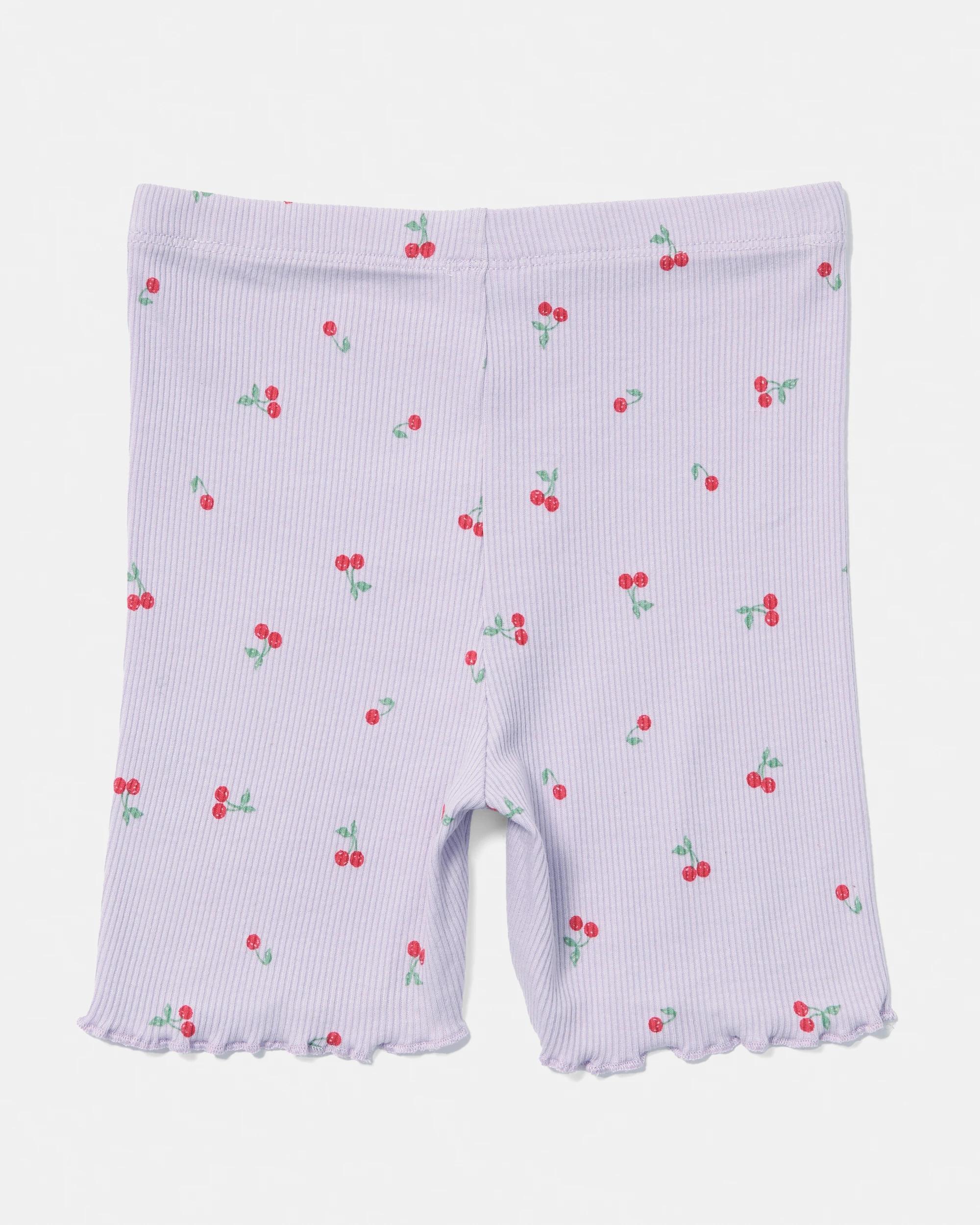 7 Printed Rib Bike Shorts Pur Cherry, 7 of 8