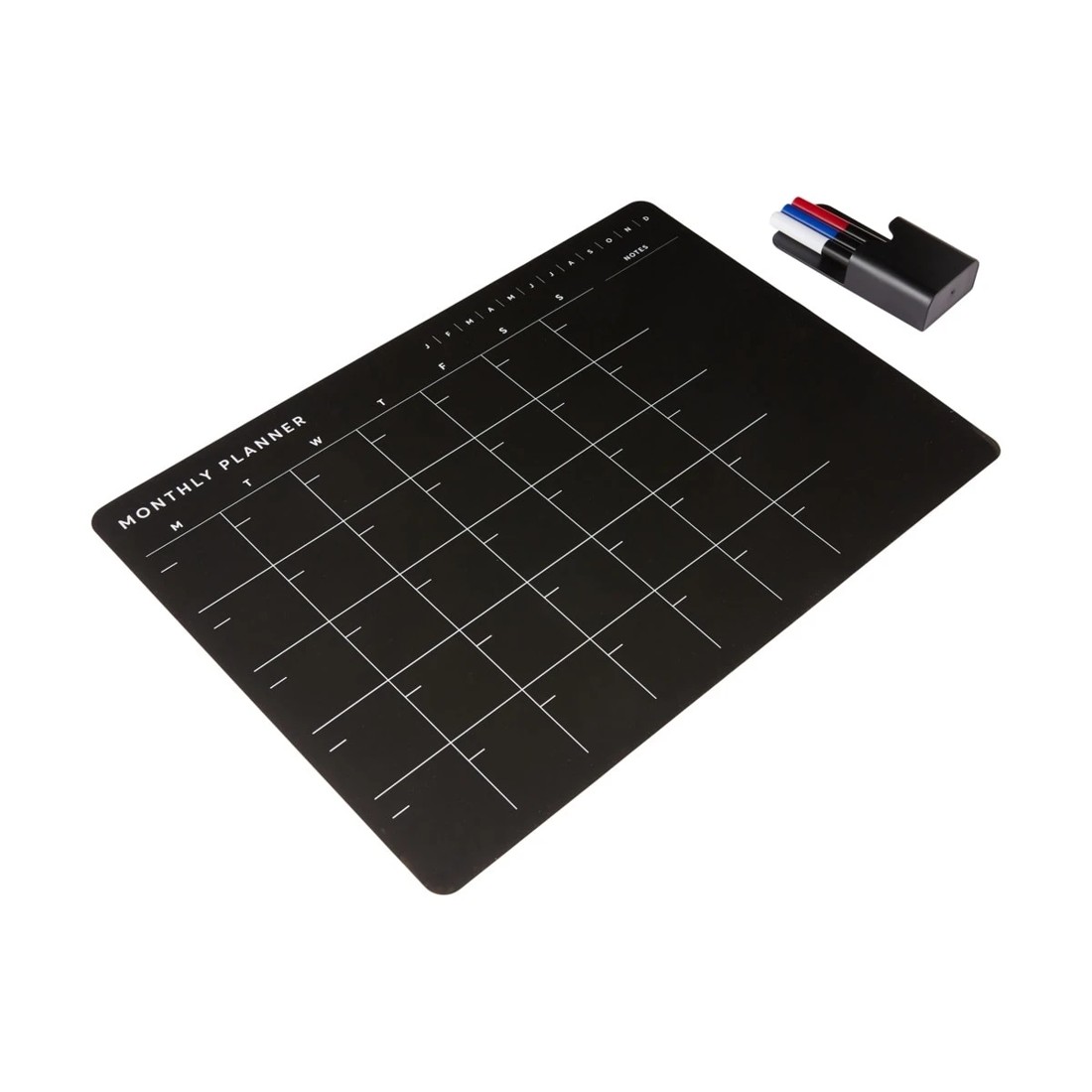 3 Monthly Magnetic Planner - Black, 3 of 8