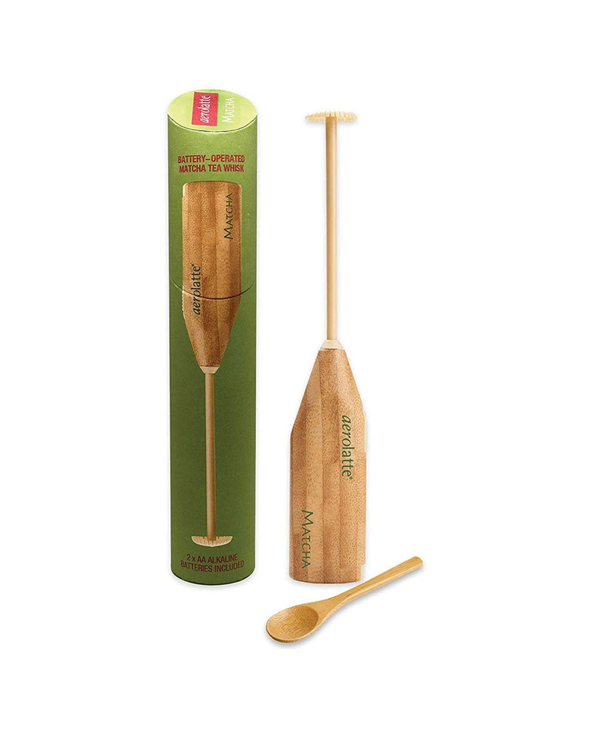 1 Aerolatte Matcha Tea Frother Easy Use Plastic Hand Wash Whisk End - Natural, 1 of 1