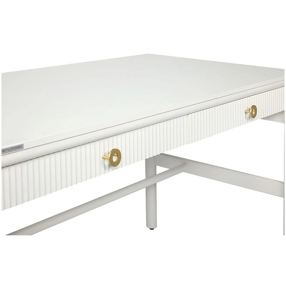 6 Stilford Arcturus 2 Drawer 1500mm Desk White Desks, Tables and Workstations, 6 of 10