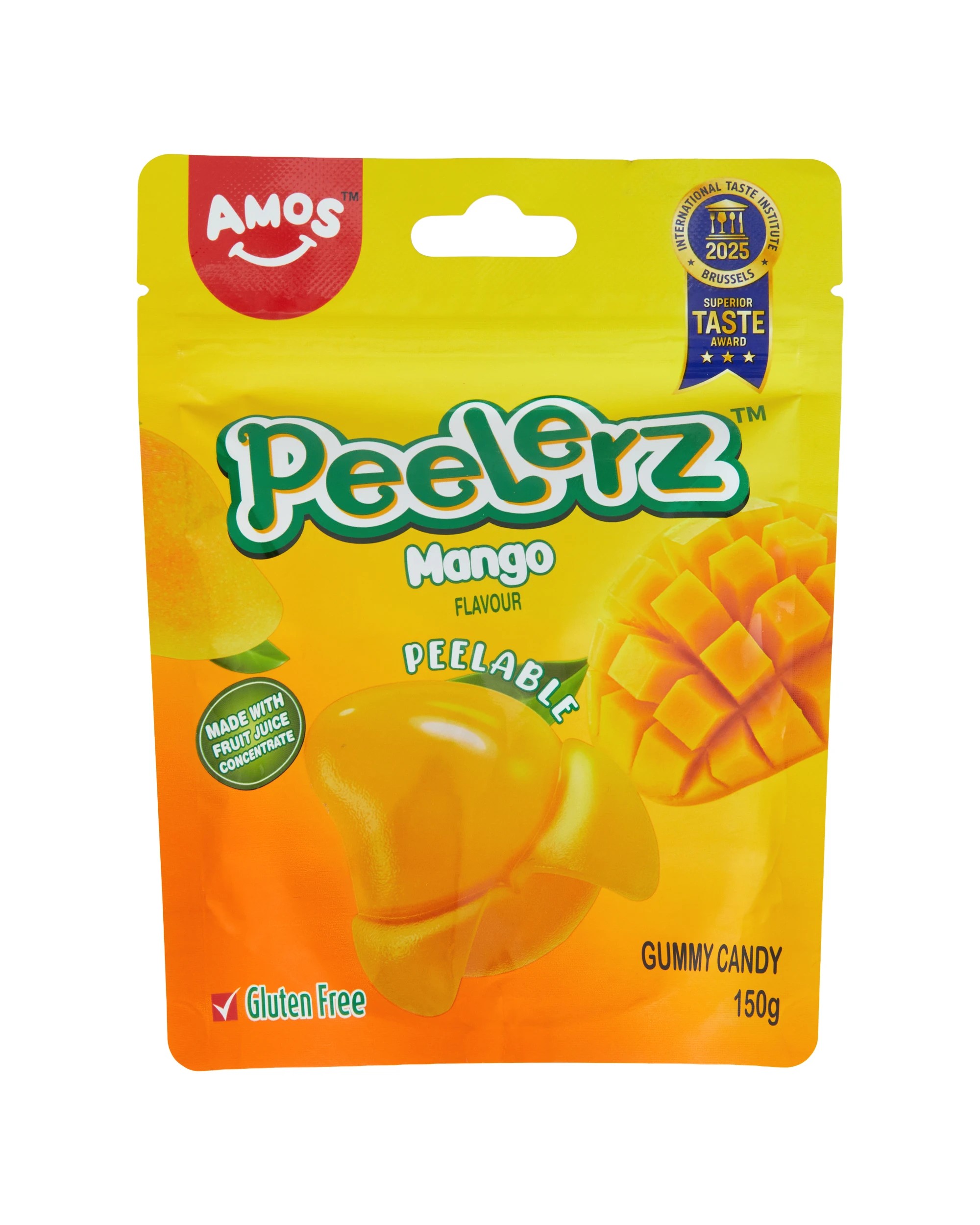 1 Amos Peelerz Mango Gummy Candy 150g, 1 of 3