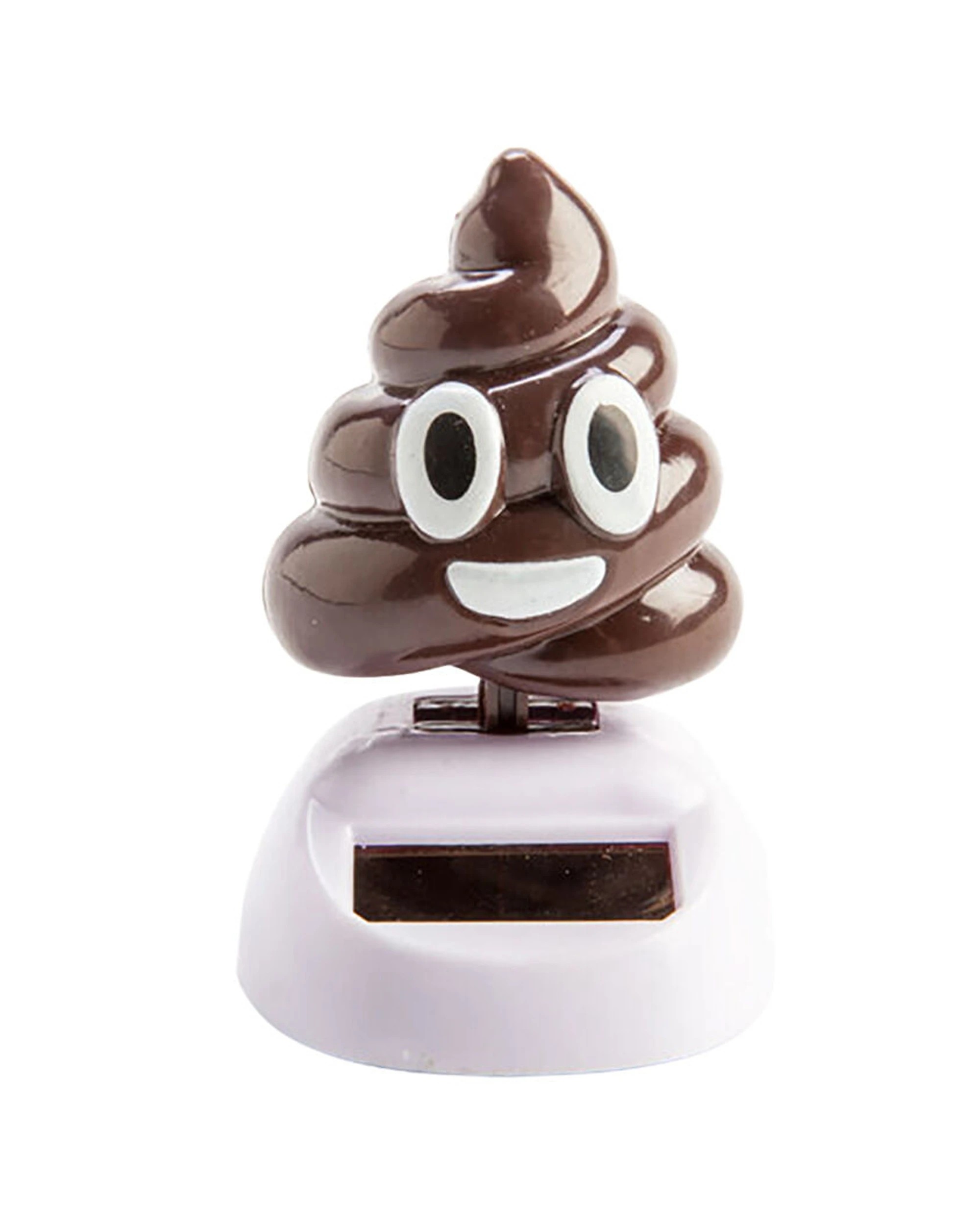 1 Koolface Solar Dancing Poo Desk & Car Dashboard Figure Toy - Brown, 1 of 3
