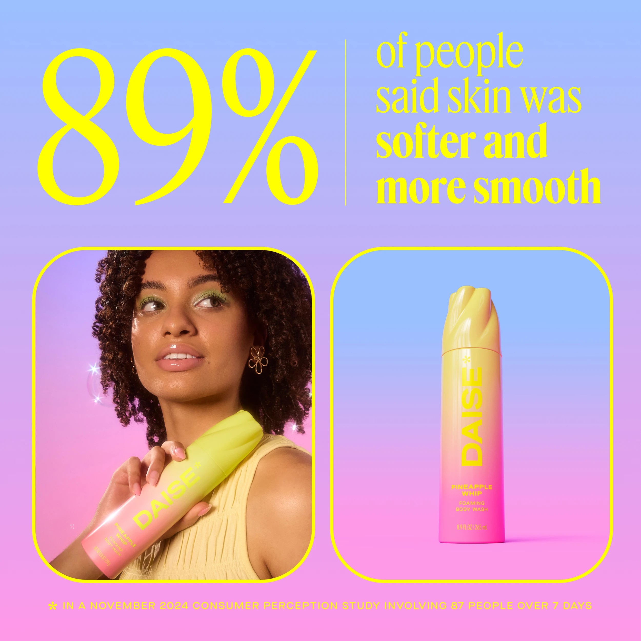 9 DAISE Foaming Body Wash 250g - Pineapple Whip, 9 of 9