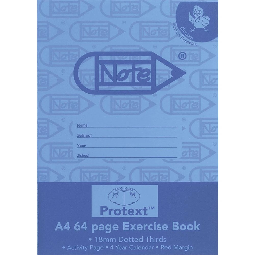 2 Protext A4 70gsm 18mm Dotted Thirds Exercise Book 64 Pg Blue, 2 of 4