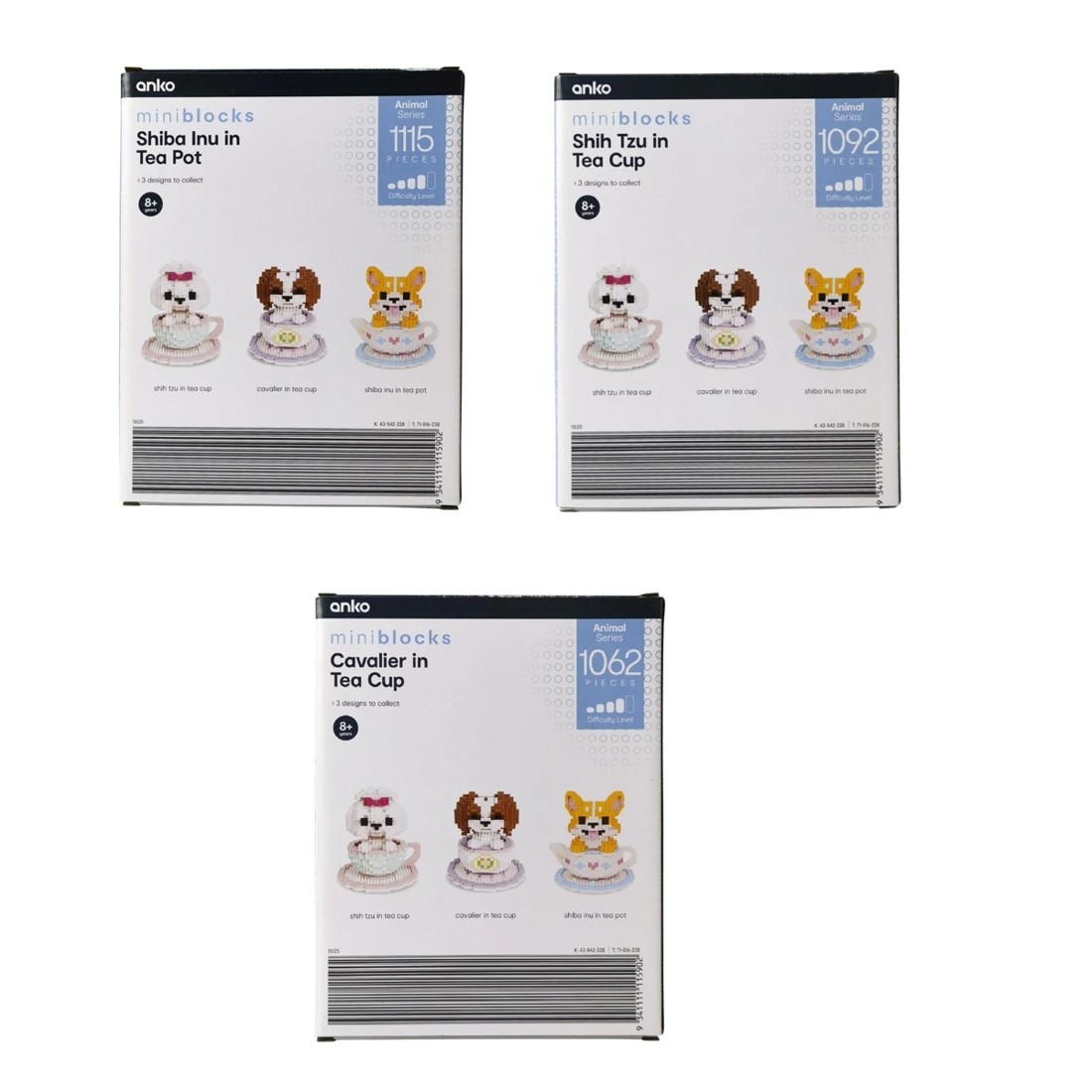 5 Mini Blocks Animal Series Set - Assorted, 5 of 5