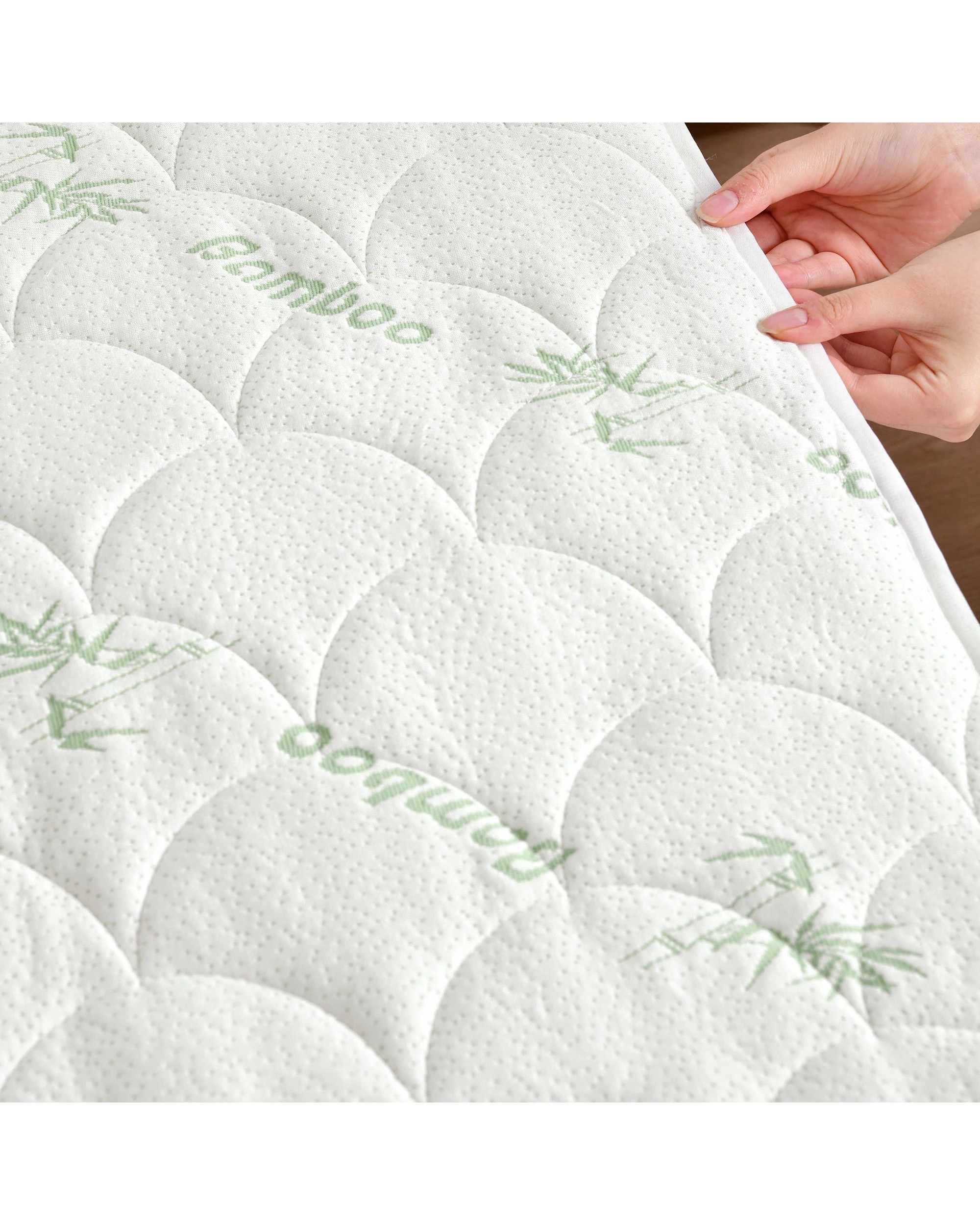 6 Dreamaker Bamboo Quilted Electric Blanket - Double Bed - White, 6 of 9