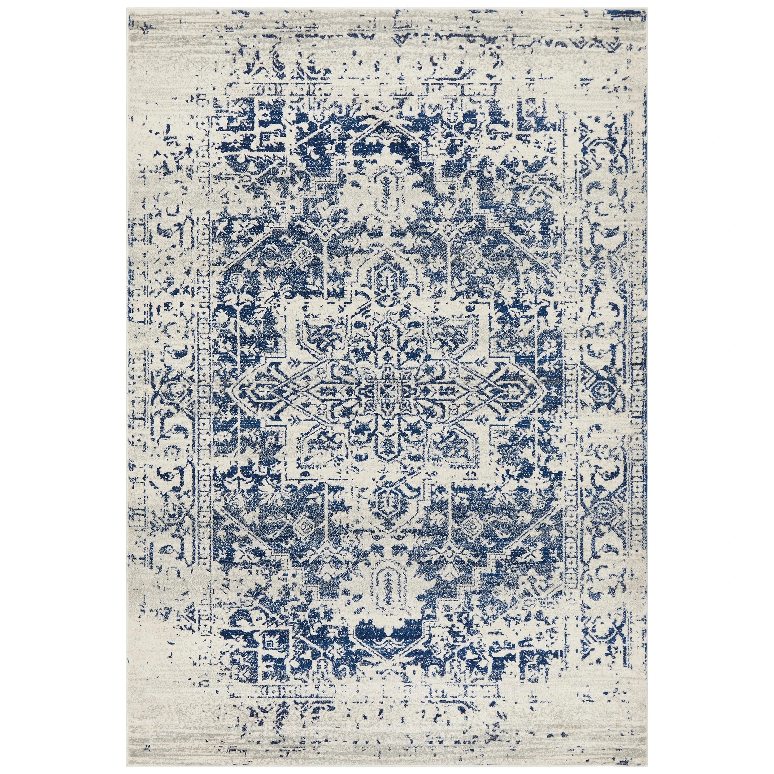 1 Common Ground Rugs Encore 253 290x200cm - Large Floor Rug - Blue, 1 of 9