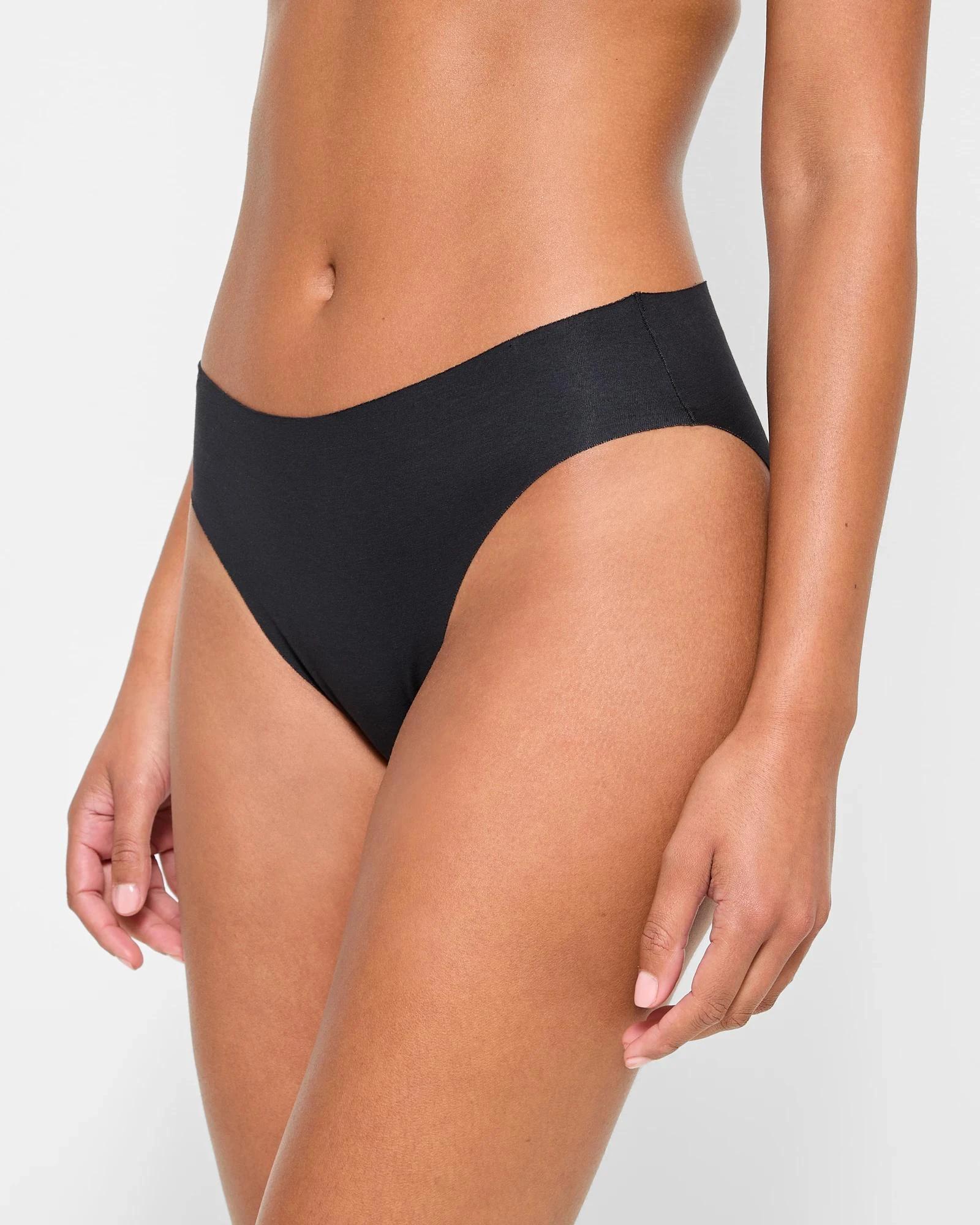 3 Target Woman 2 Pack No Show High Cut Briefs BLACK, 3 of 4