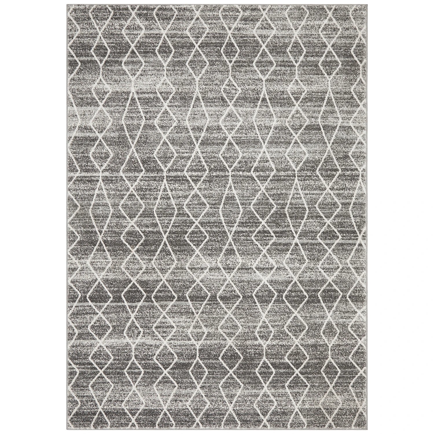 1 Common Ground Rugs Encore 257 330x240cm - Extra Large Pet Friendly Floor Rug - Silver, 1 of 7
