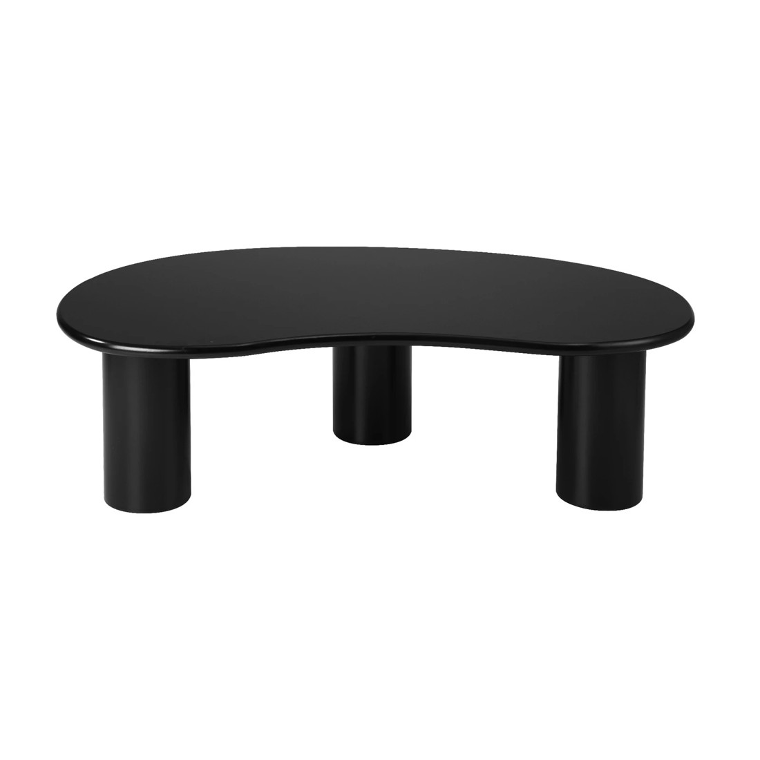 7 Oikiture Coffee Table Sofa Cafe Desk Side Tables Living Room Irregular
 - Black, 7 of 10