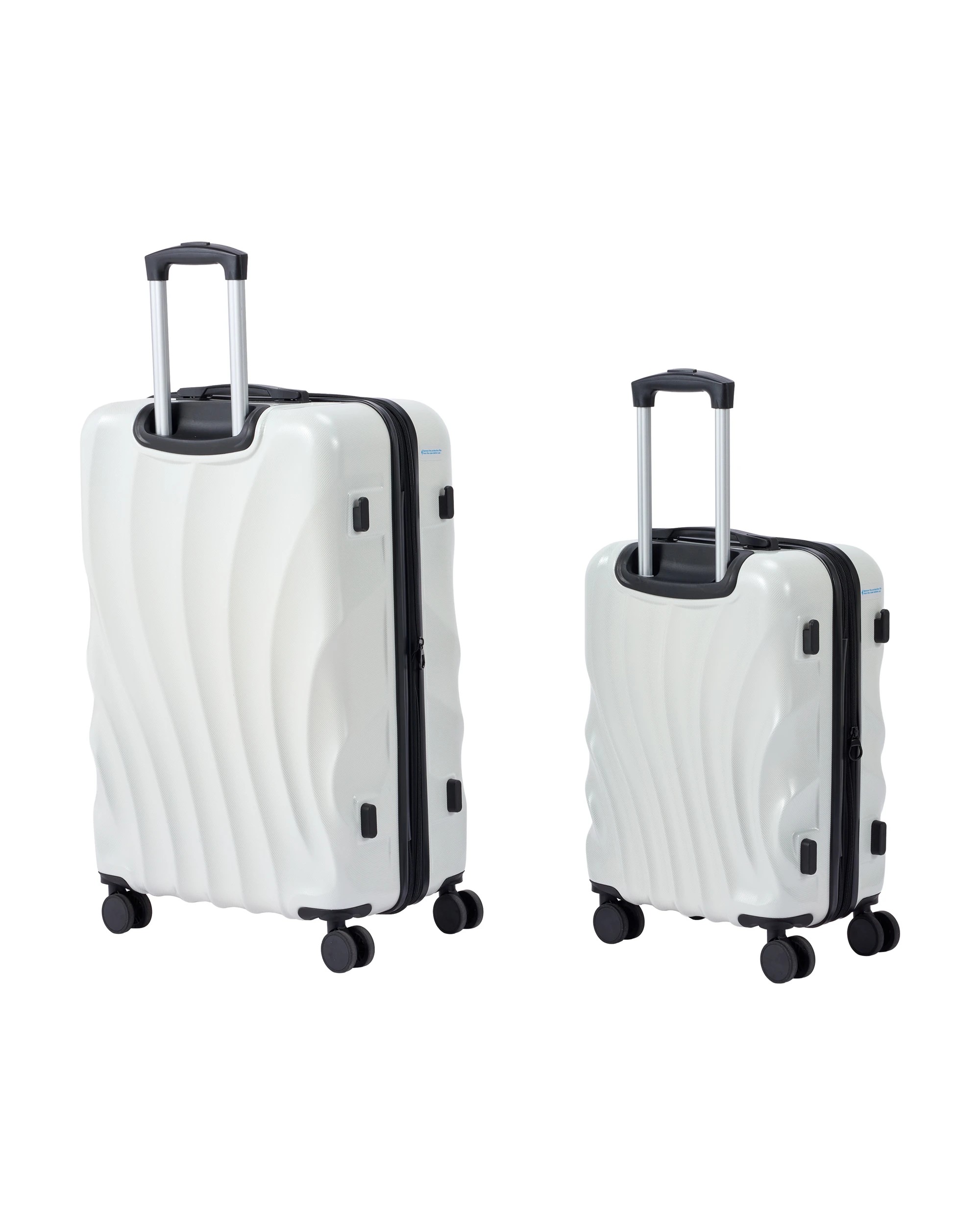 2 2 Piece Clamshell Hard Case Set - White, 2 of 8