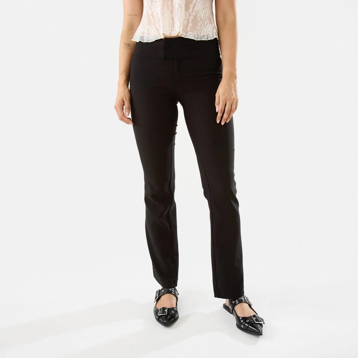 1 Low Rise Flare Pants Black, 1 of 7