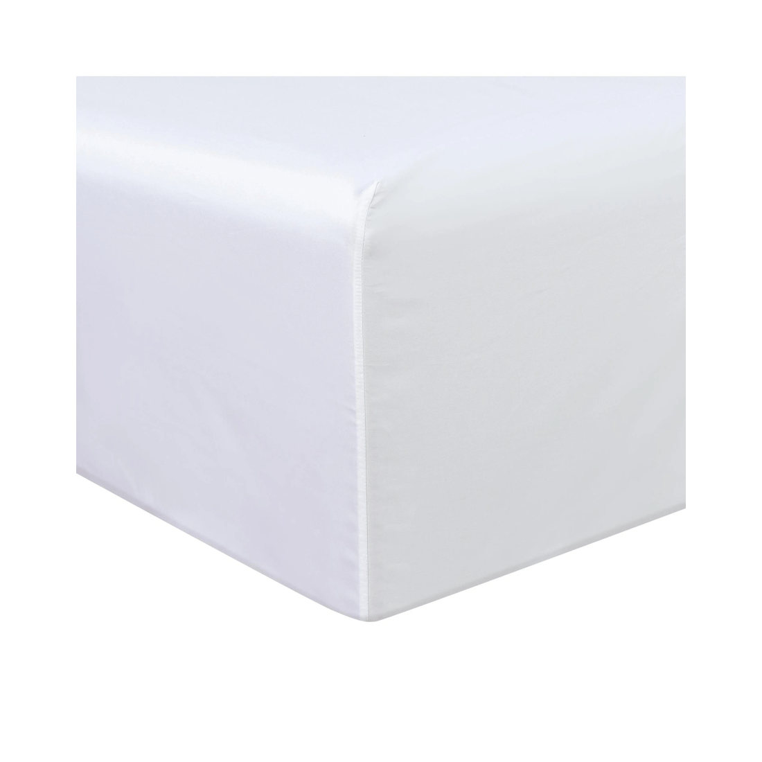 5 Bianca Bedding Rosebank 500TC Bamboo/Cotton Sateen King Sheet Set - Extra Long &amp; Wide Flat - White - White, 5 of 10