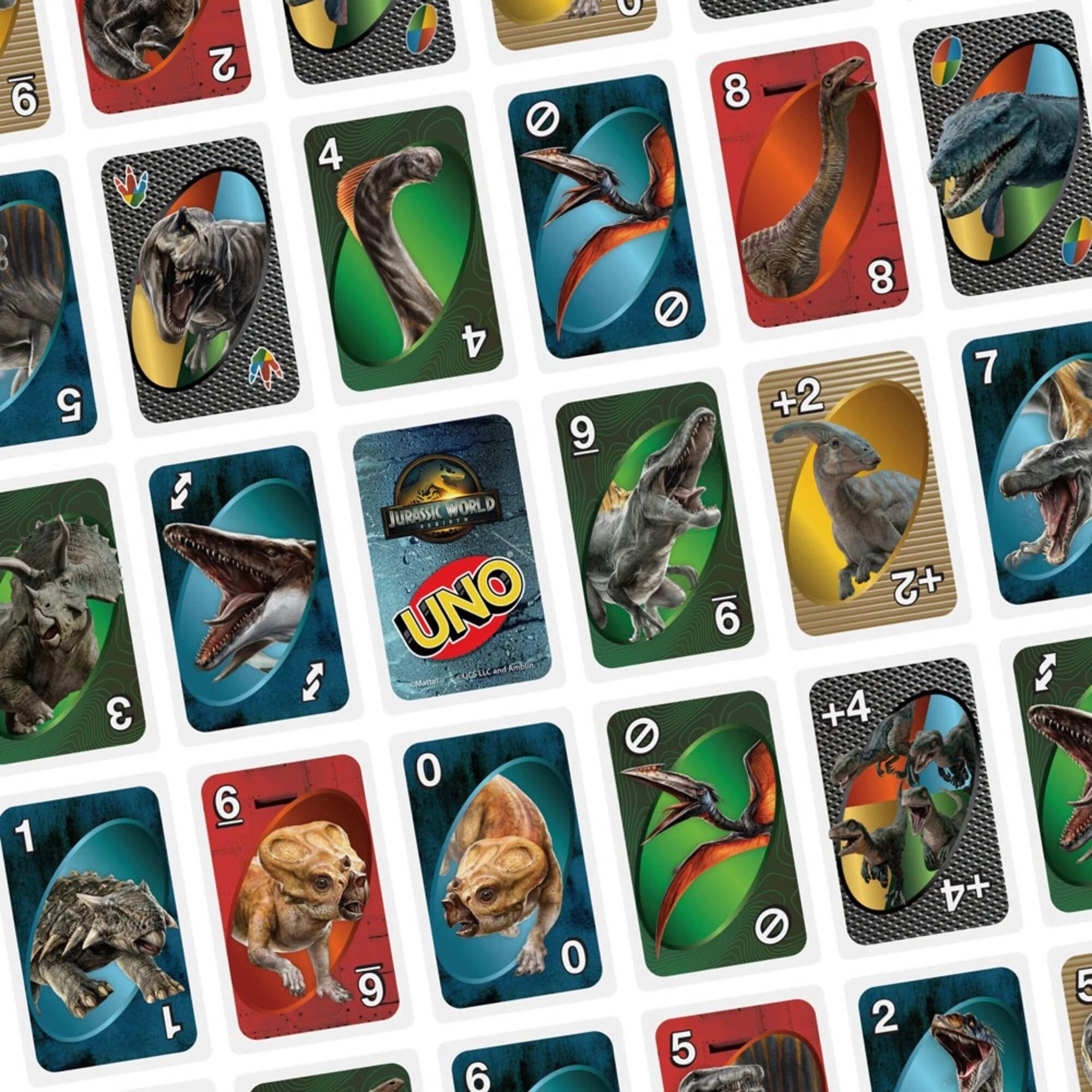 4 UNO - Jurassic World: Rebirth Edition Card Game, 4 of 5