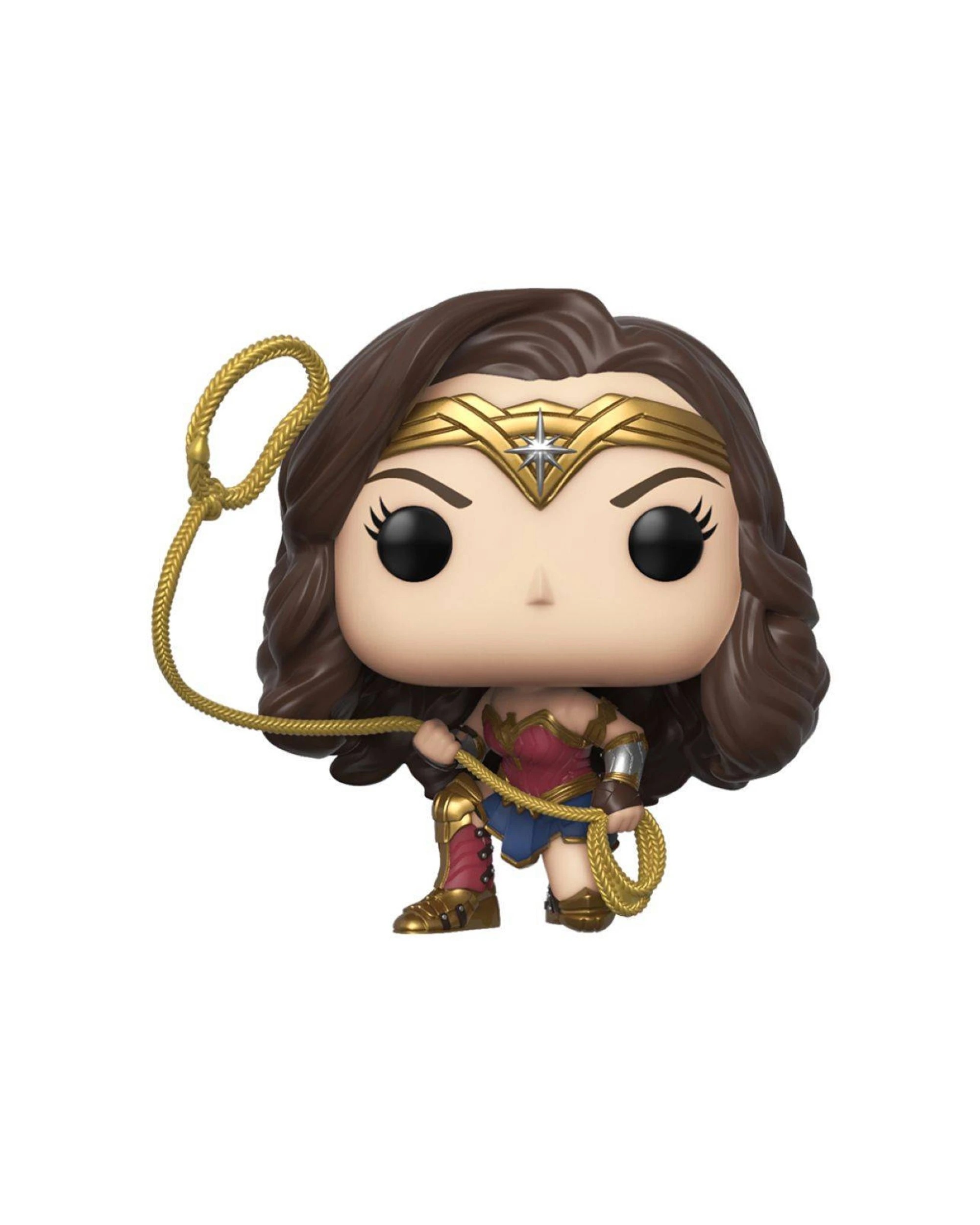 2 Pop Vinyl Figurine Wonder Woman With Lasso 10cm Collectible Action Figure - Multi, 2 of 3
