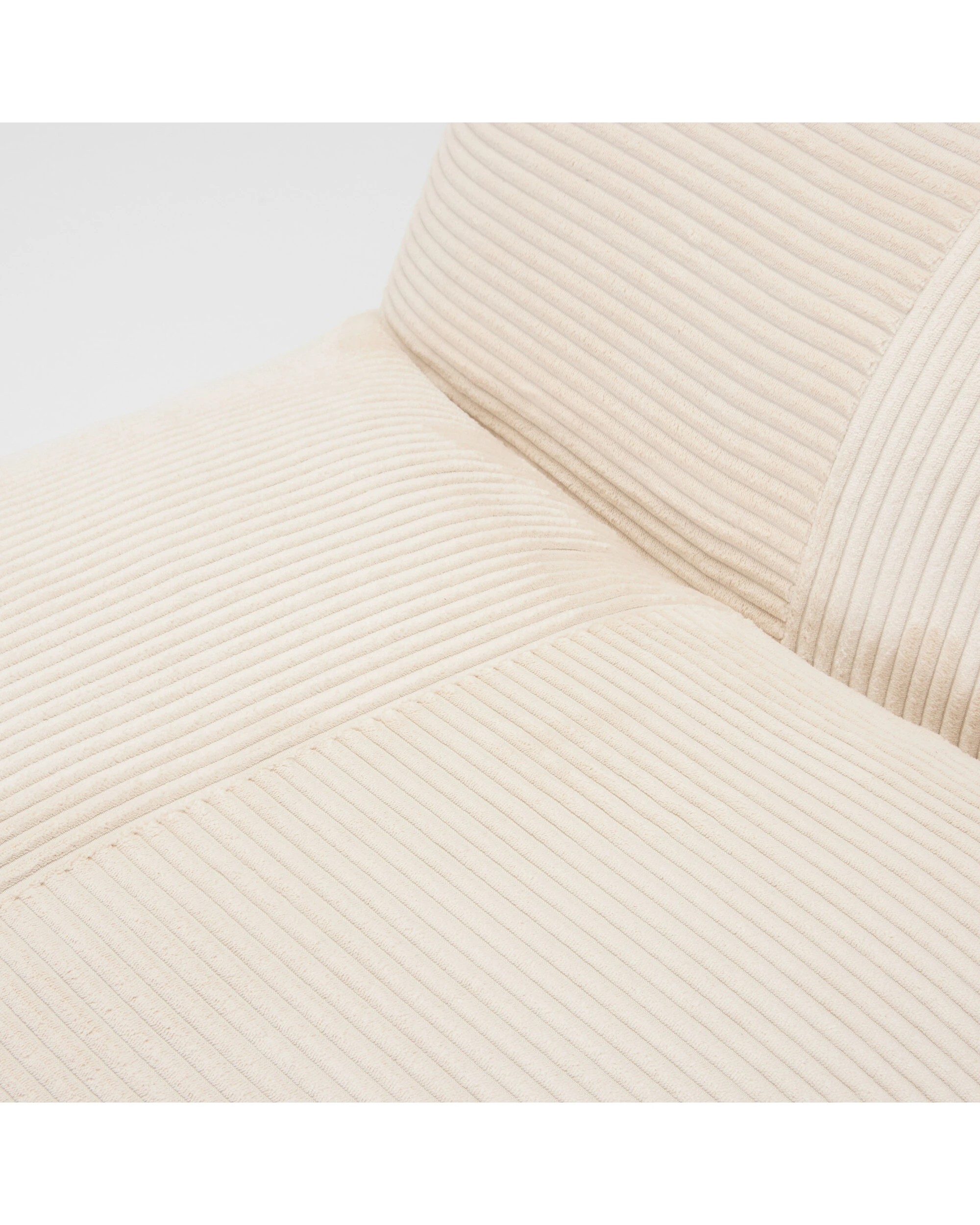 4 IHOMDEC L Shape Corduroy Compression Sofa - Beige, 4 of 9