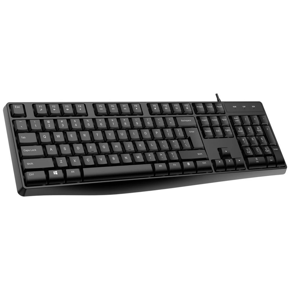 3 Qudo Essentials Wired Keyboard Black, 3 of 5