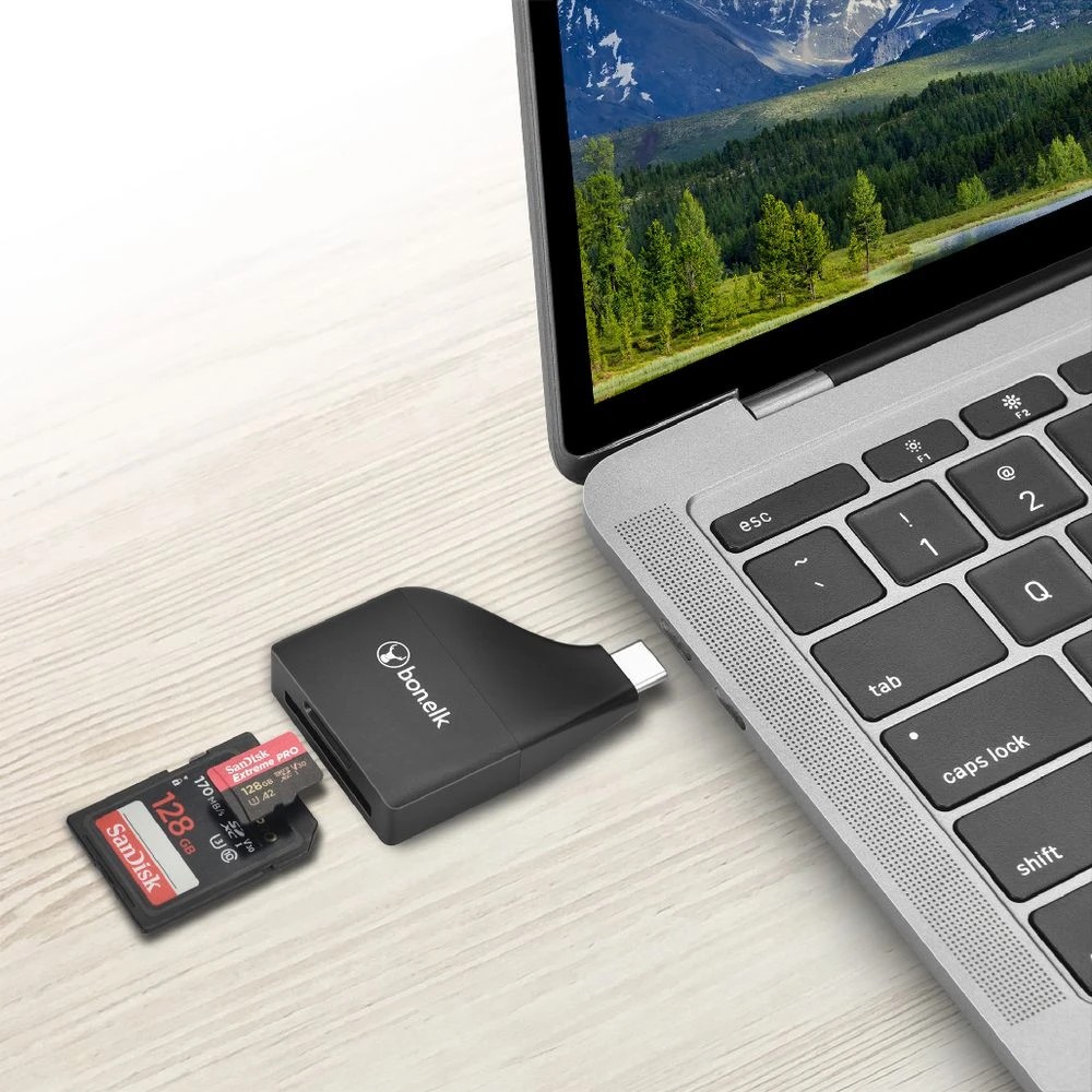 4 Bonelk USB-C to MicroSD/SD Adapter Black, 4 of 4